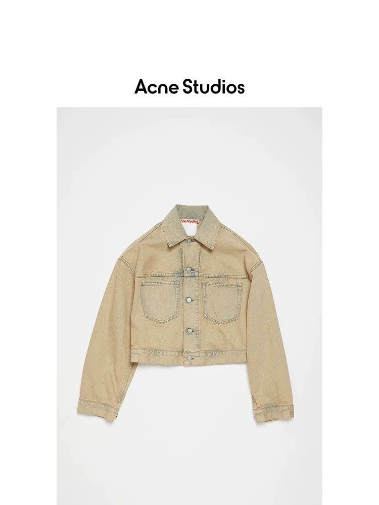 Acne Studios acne studios Retro silhouette denim jacket Size US S / EU 44-46 / 1 - 1 Thumbnail