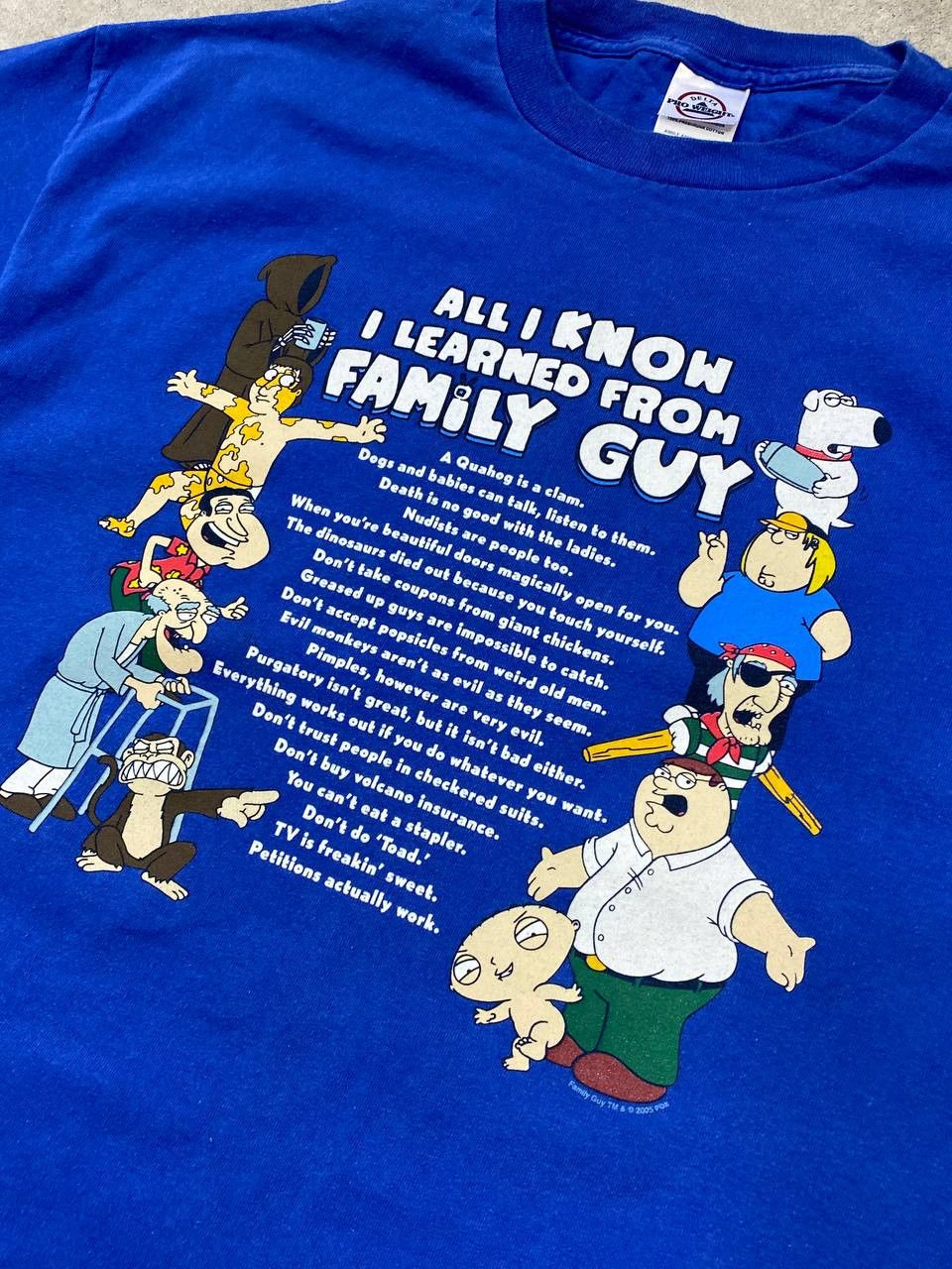 Delta Vintage Family Guy 2005 FOX Movie Promo T-Shirt Size US L / EU 52-54 / 3 - 7 Thumbnail