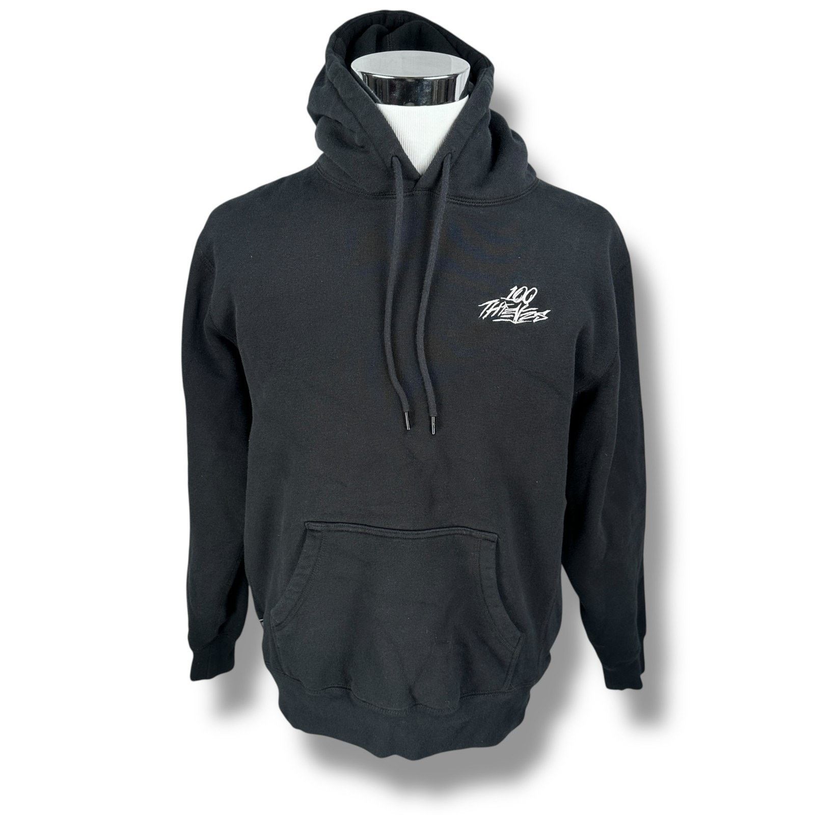 100 Thieves 100 Thieves Hoodie Mens M Black Cotton Streetwear Pullover Size US M / EU 48-50 / 2 - 1 Thumbnail