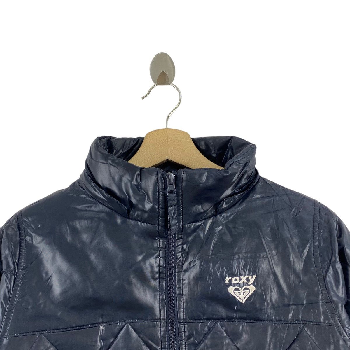Other ROXY SURF Emboidered Logo Quilted Black Bomber Jacket Size US M / EU 48-50 / 2 - 2 Thumbnail