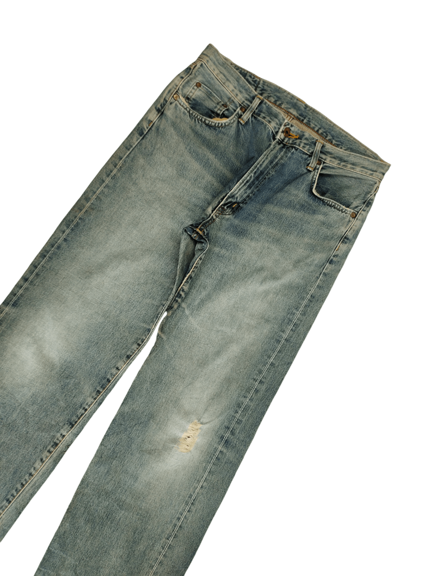 Edwin 90s Edwin 505XX Distress Selvedge Jeans Undercover Design Size US 33 - 5 Thumbnail