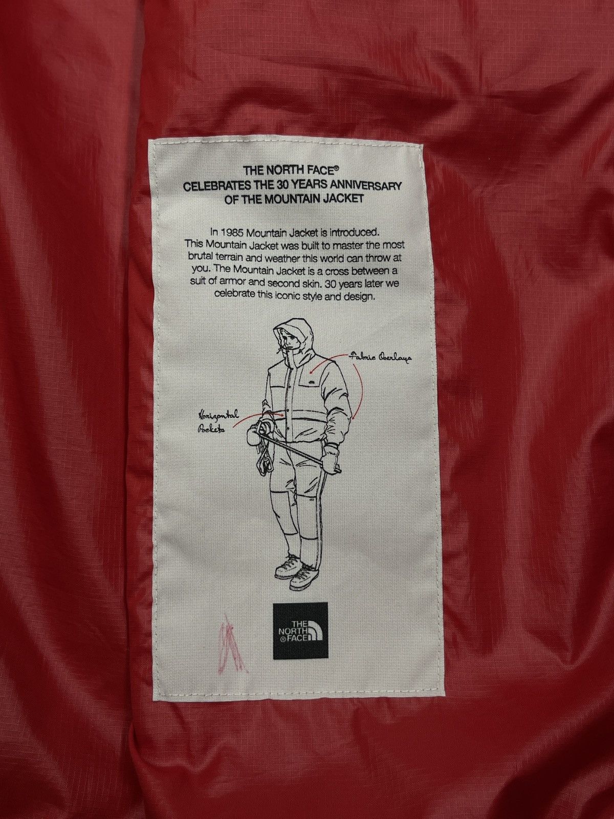 The North Face The North Face Mountain Raincoat Red/Black Outdoor Gorpcore Size US M / EU 48-50 / 2 - 12 Thumbnail