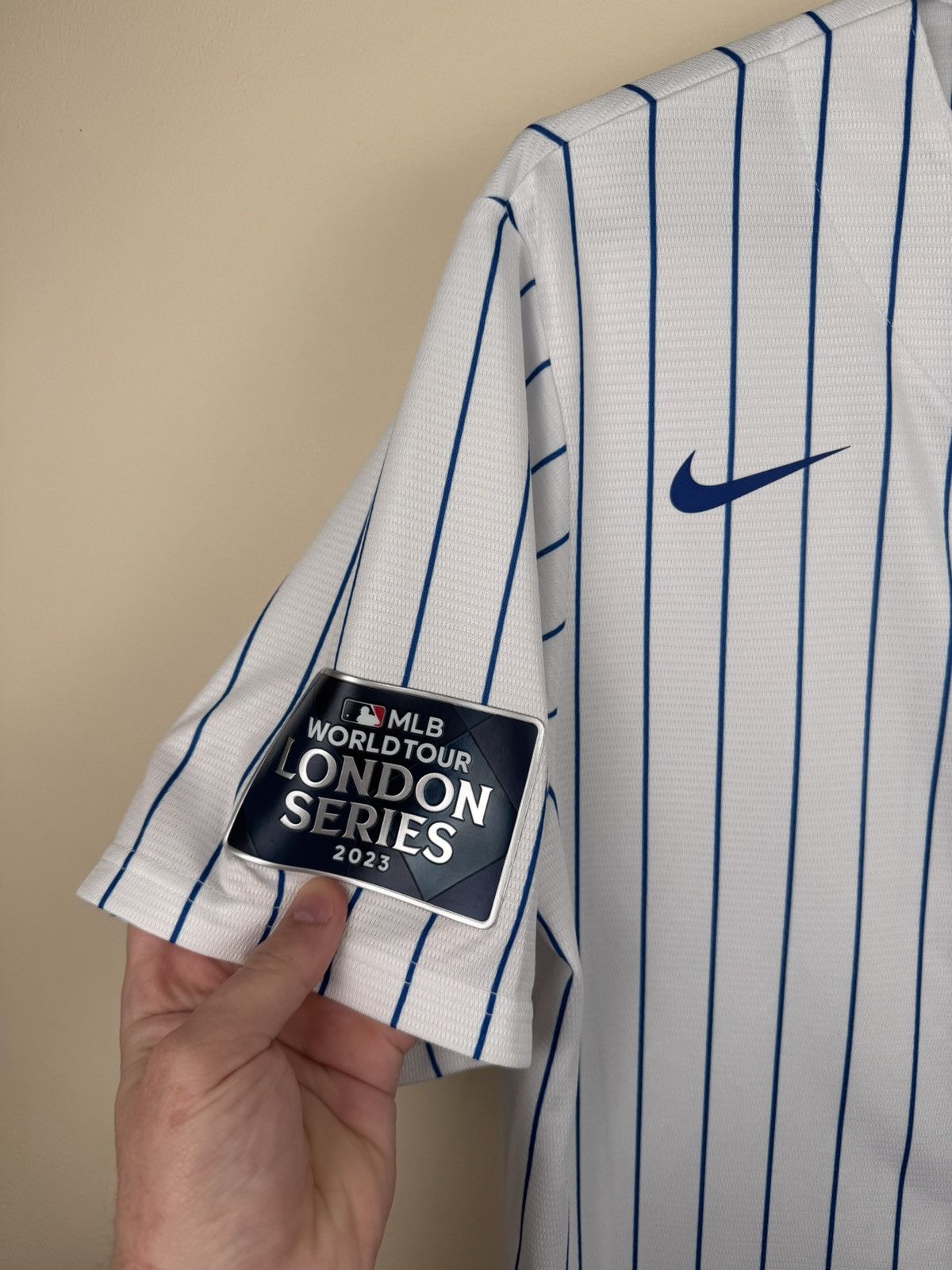 Nike Nike Chicago Cubs Home Pinstripe MLB Baseball Jersey Men’s S Size US S / EU 44-46 / 1 - 7 Thumbnail