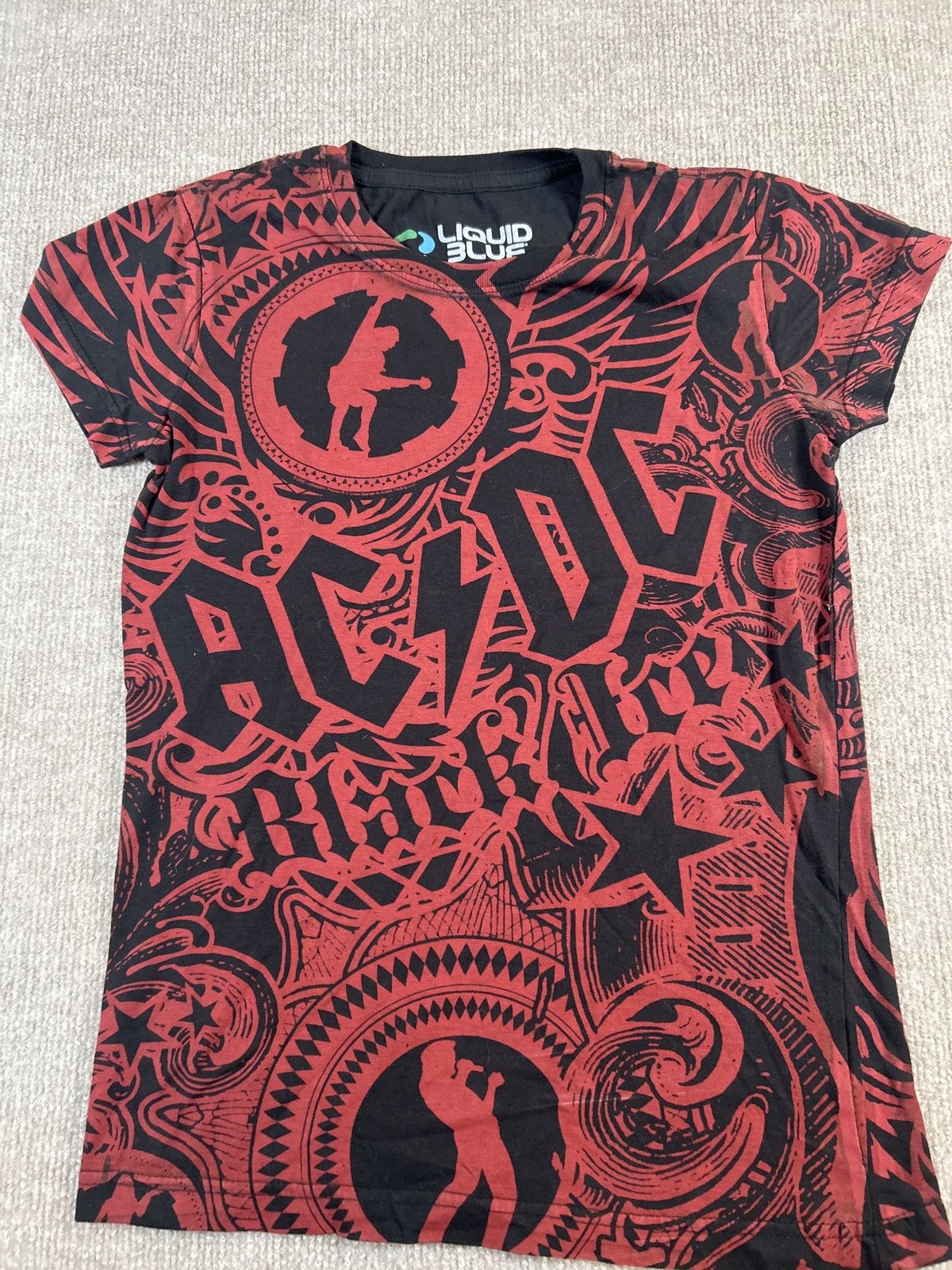 Liquid Blue AC/DC Black Ice Band T-Shirt Liquid Blue Red Size M 1209 Size M / US 6-8 / IT 42-44 - 1 Thumbnail