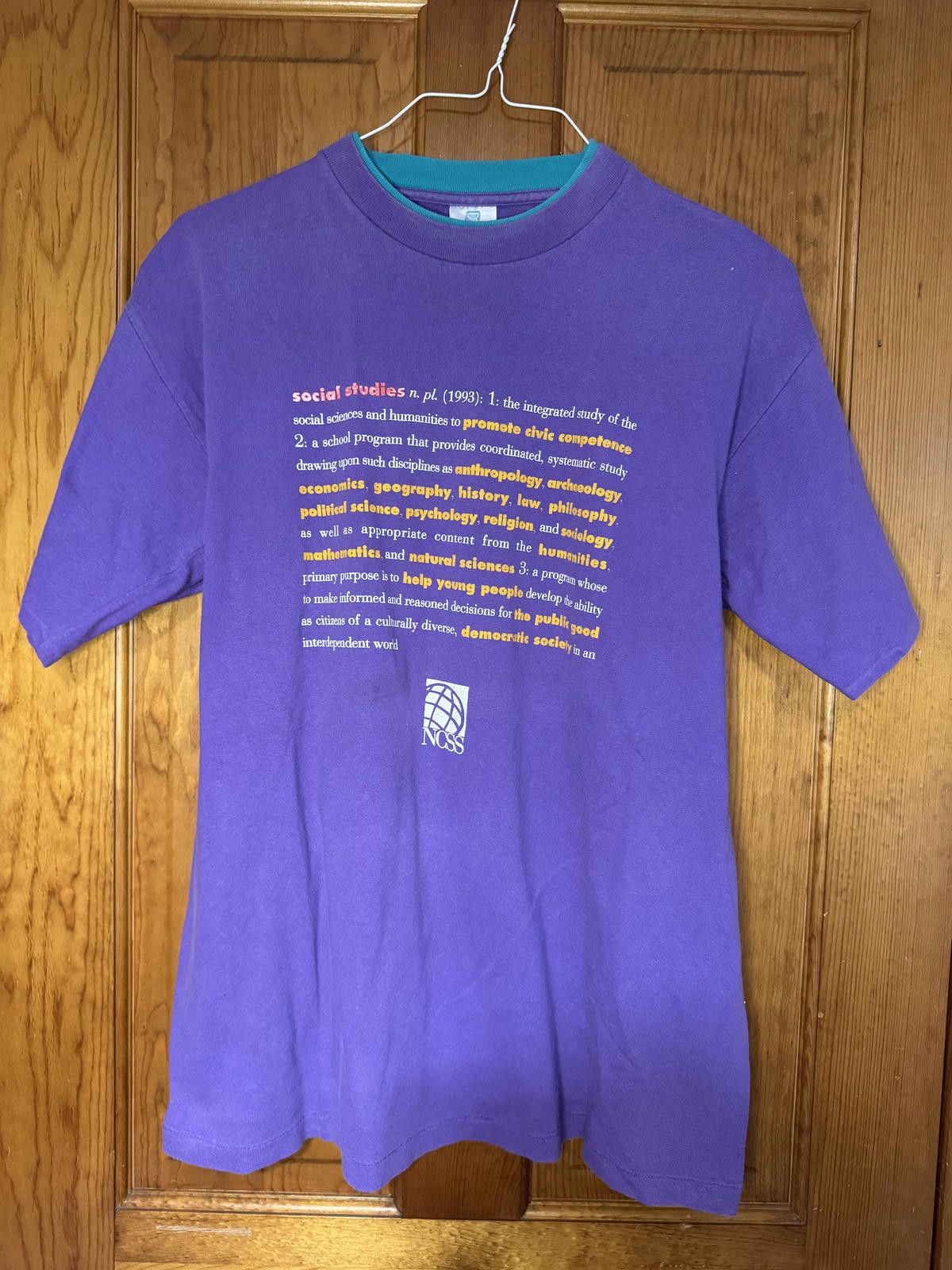 Britt Bolton Vintage Purple Belton 100% Cotton Pre-Shrunk Men's T-Shirt, Size US L / EU 52-54 / 3 - 1 Thumbnail