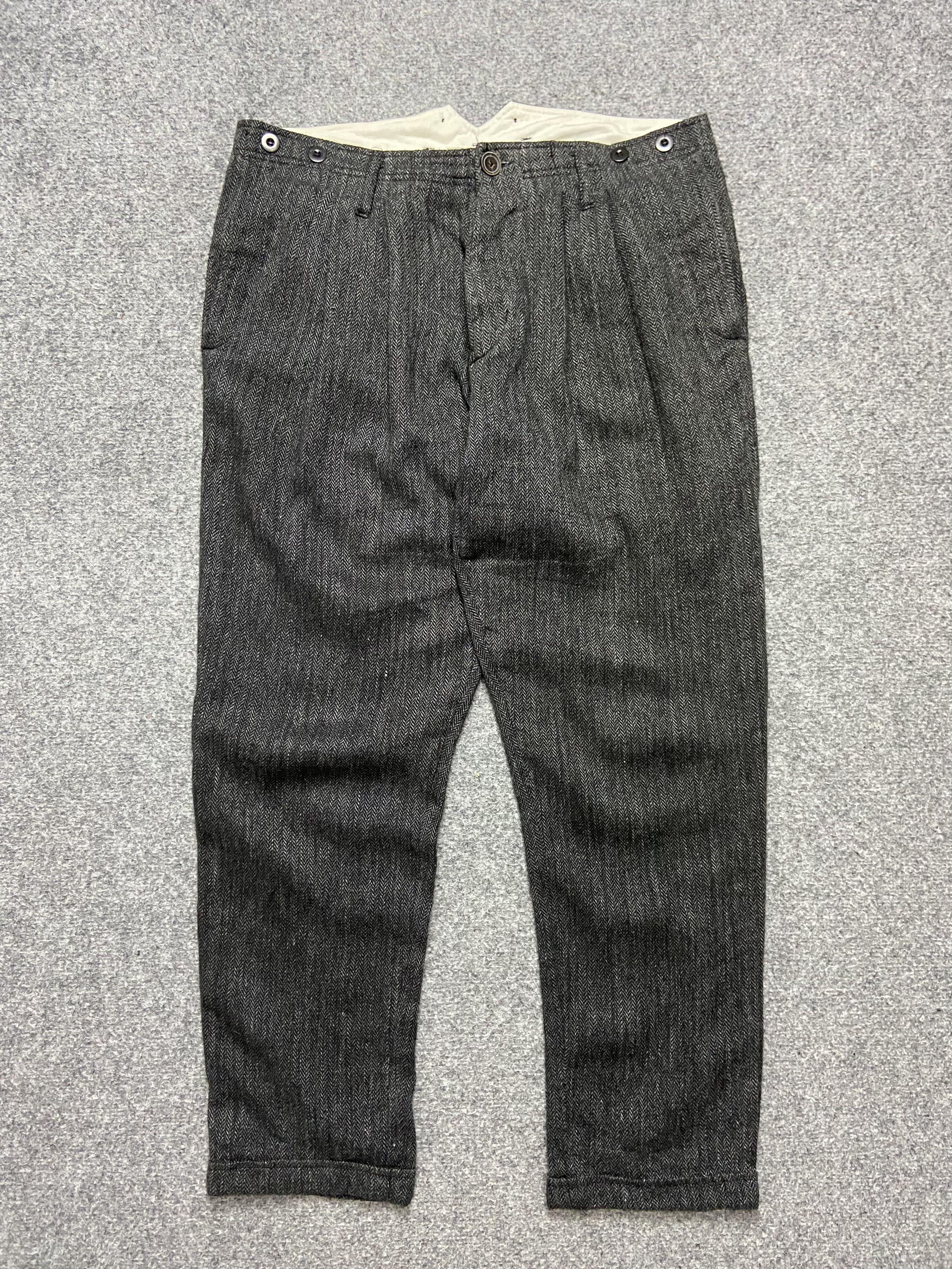 image of Hansen Garments Wool Linen Pant in Grey, Men's (Size 33)