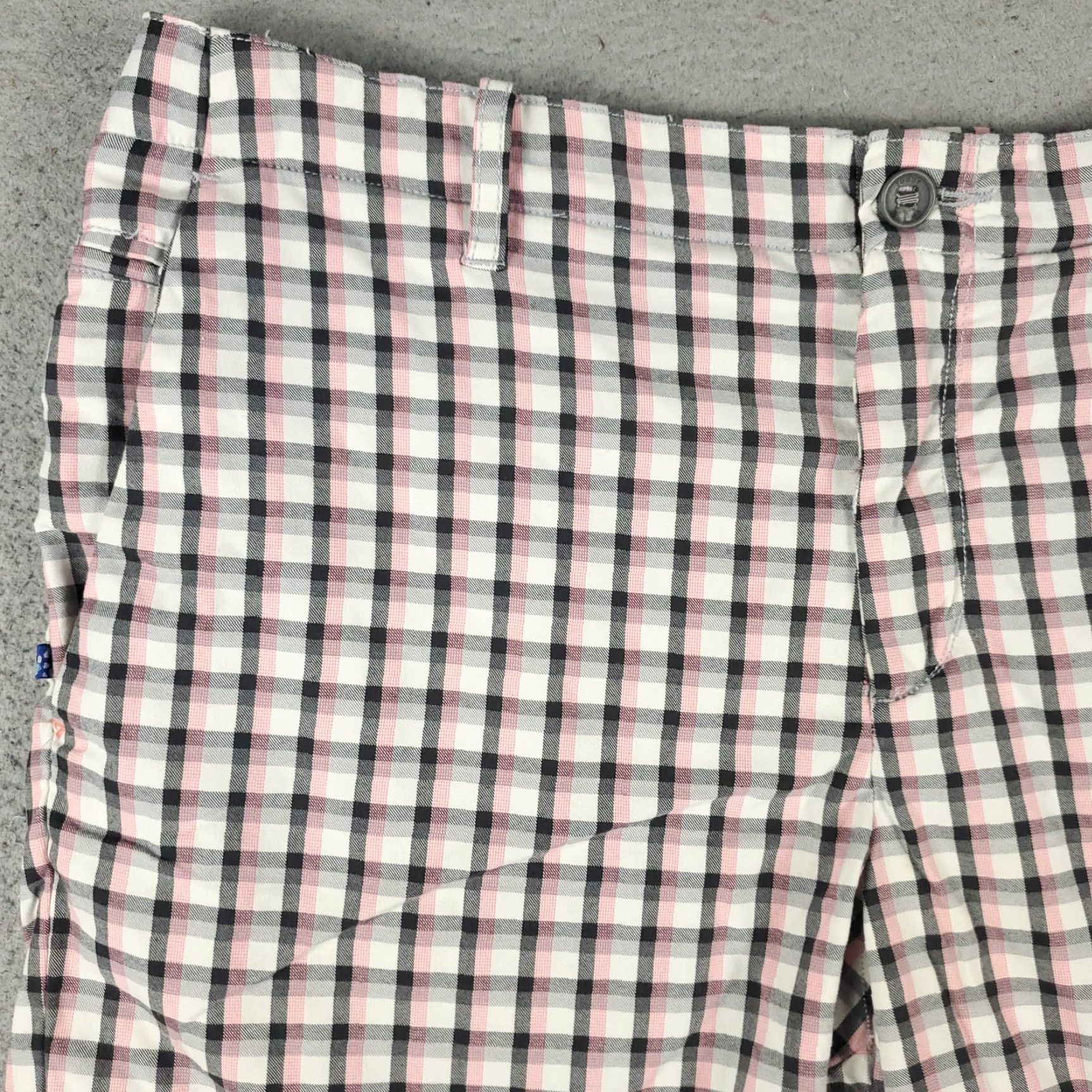 Tommy Bahama VINTAGE Tommy Bahama Shorts Men Size 35 Cotton Blend Plaid Flat Front Casual Chino Size US 35 - 2 Thumbnail