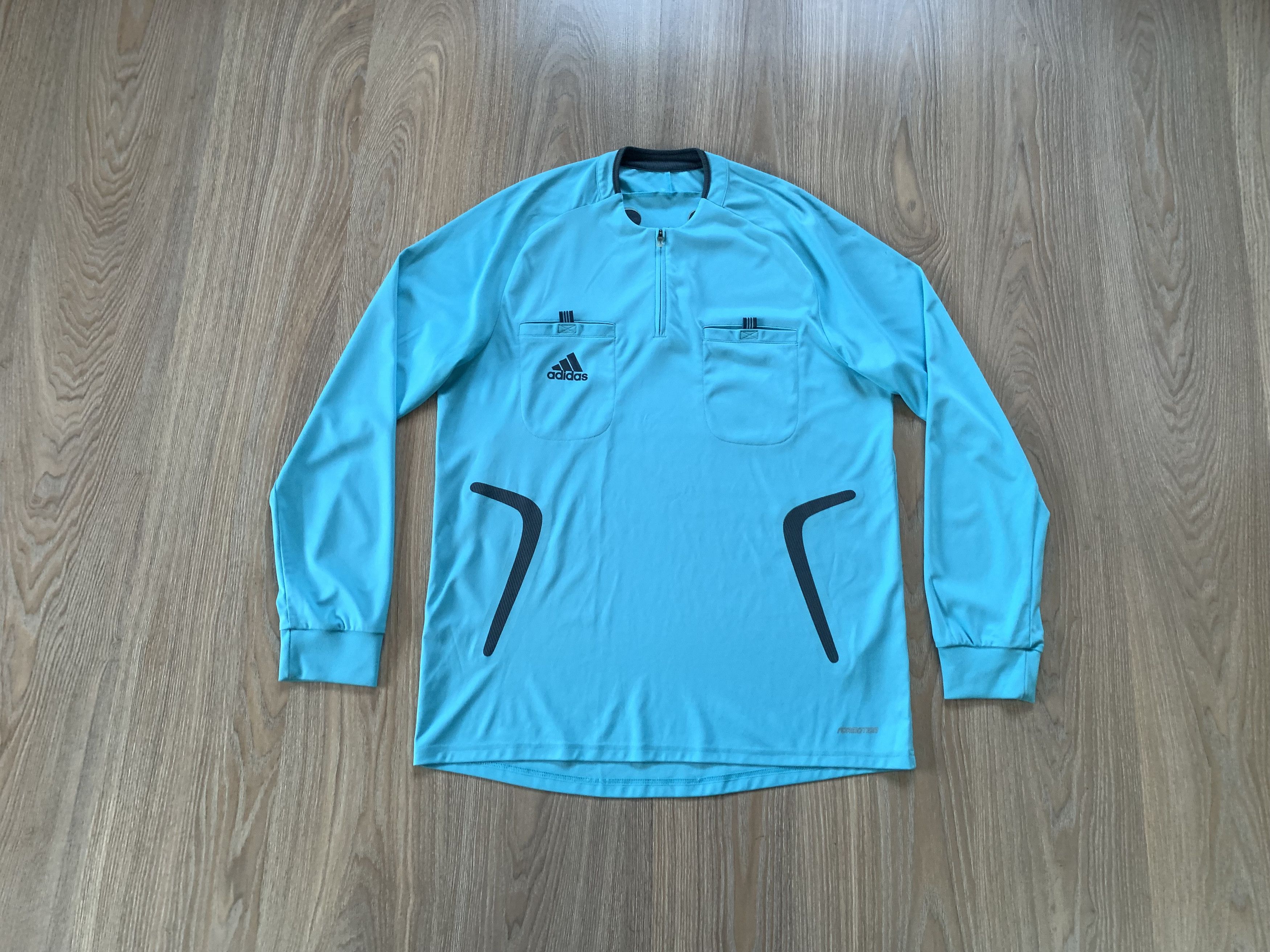 Adidas Adidas Formotion Referee Blue Football Long Sleeve Shirt Size US L / EU 52-54 / 3 - 1 Thumbnail