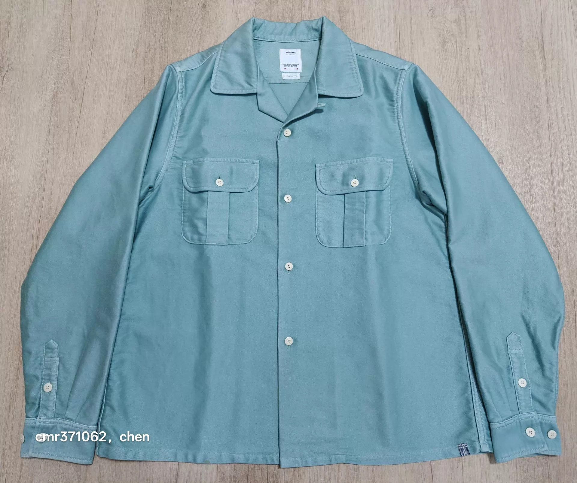 Visvim Green Long Sleeve Button-Up Shirt Size M Size US M / EU 48-50 / 2 - 1 Thumbnail