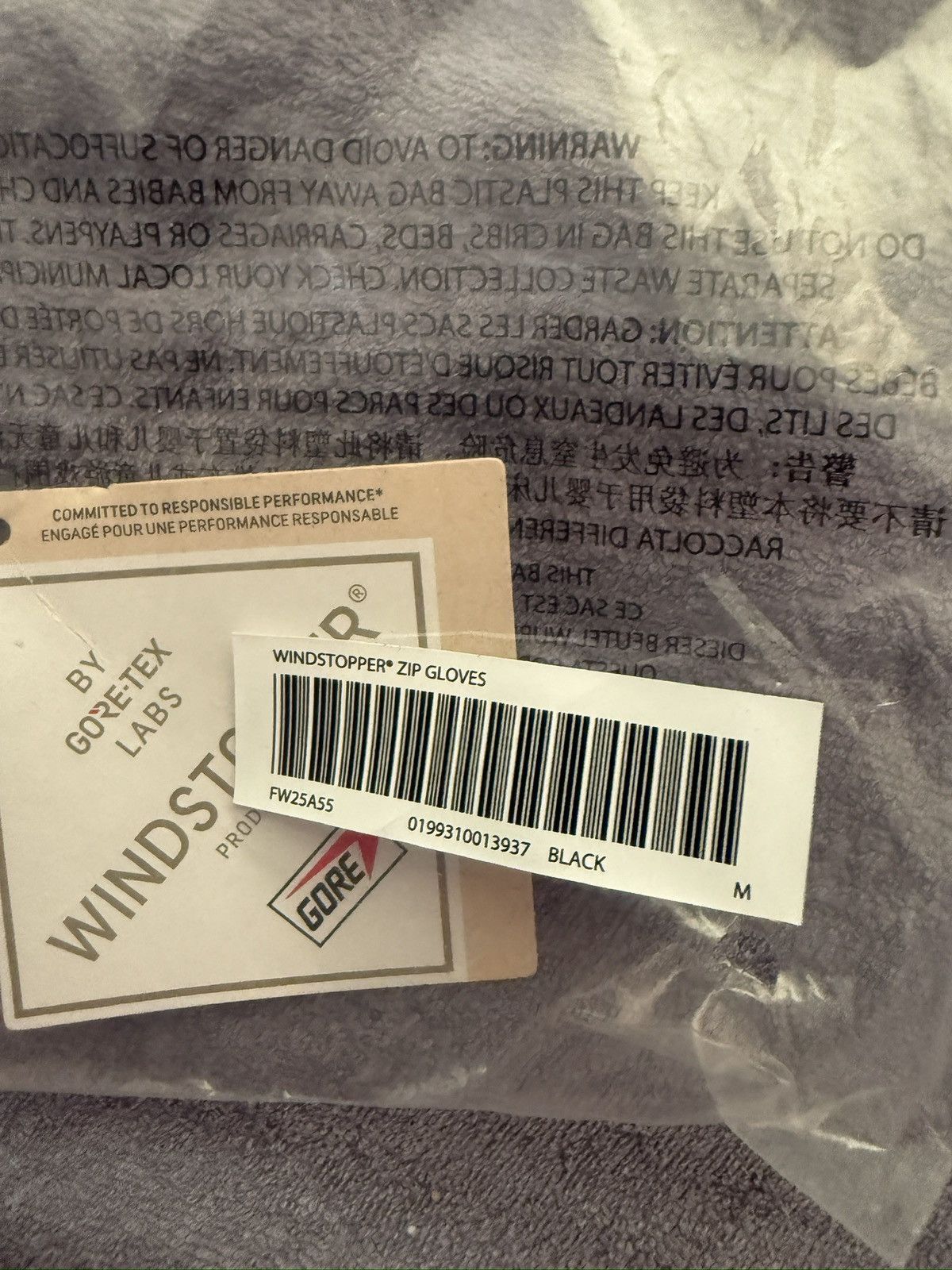 Supreme supreme windstopper gloves Size ONE SIZE - 3 Thumbnail