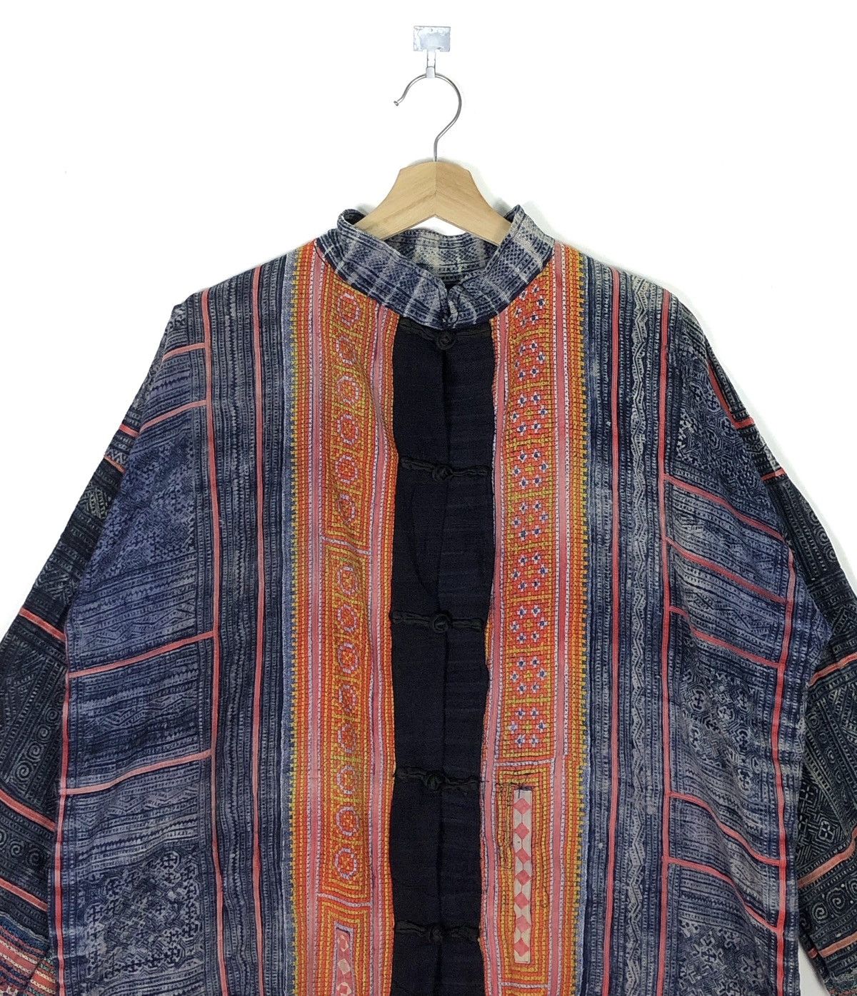 VINTAGE BOHO STYLE EMBROIDERY PATCHWORK HANDMADE JACKET