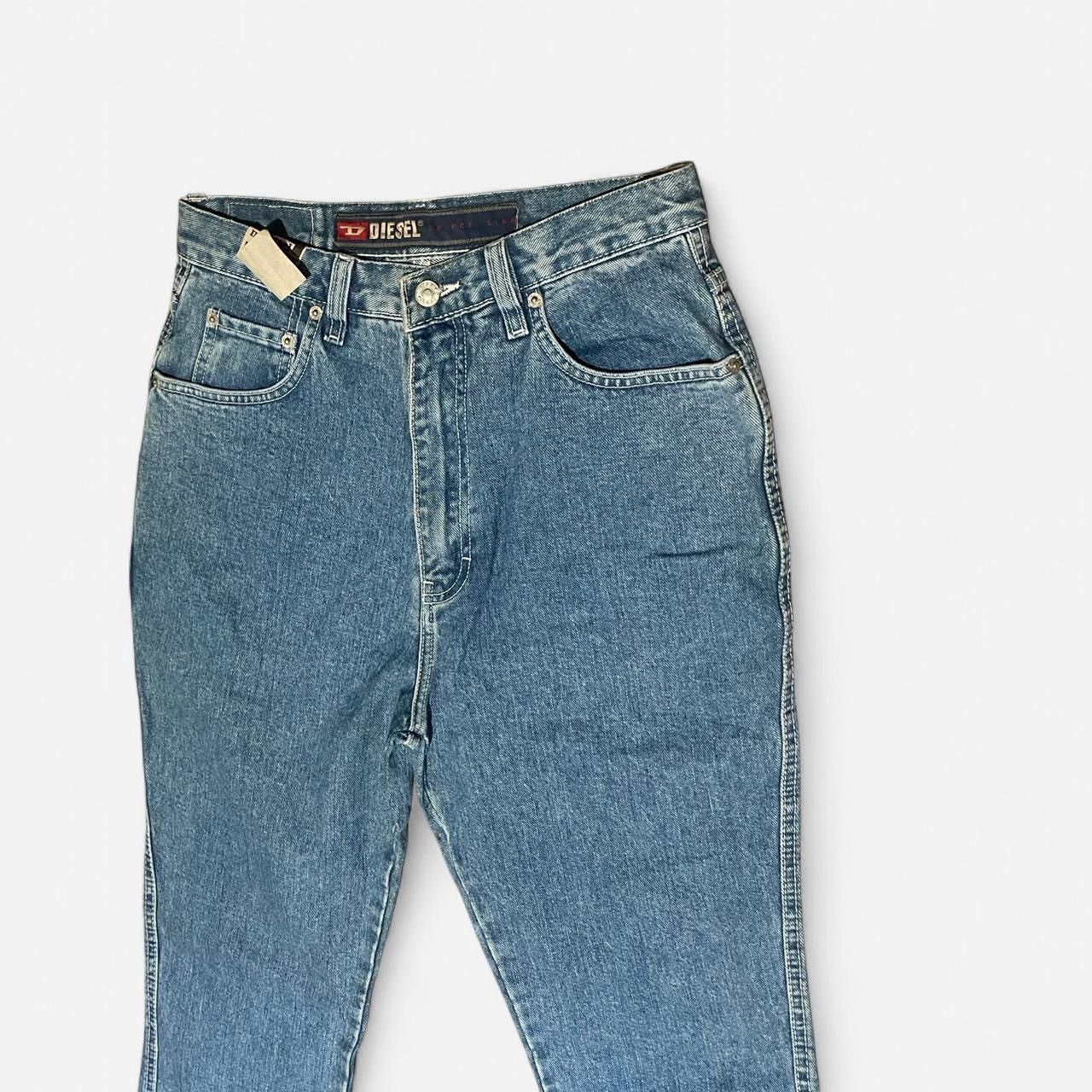 Diesel Diesel ARCHIVE DEADSTOCK light-wash flare embroidered jeans Size 30" / US 8 / IT 44 - 3 Thumbnail