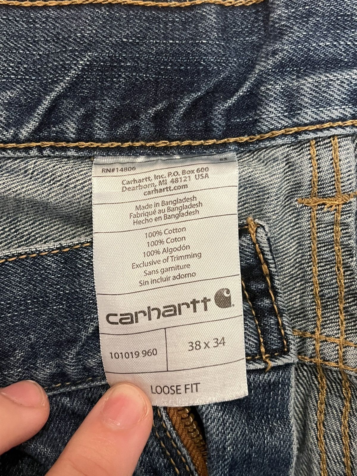 Carhartt carhartt jeans Size US 38 / EU 54 - 4 Thumbnail