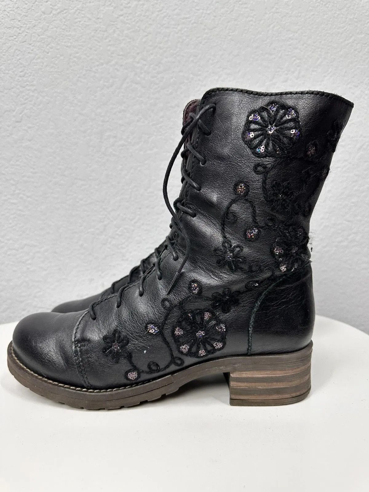 A.S.98 Vintage Leather Boots Hysteric Glamour AS 98 Style GOA Size US 9 / EU 42 - 6 Thumbnail