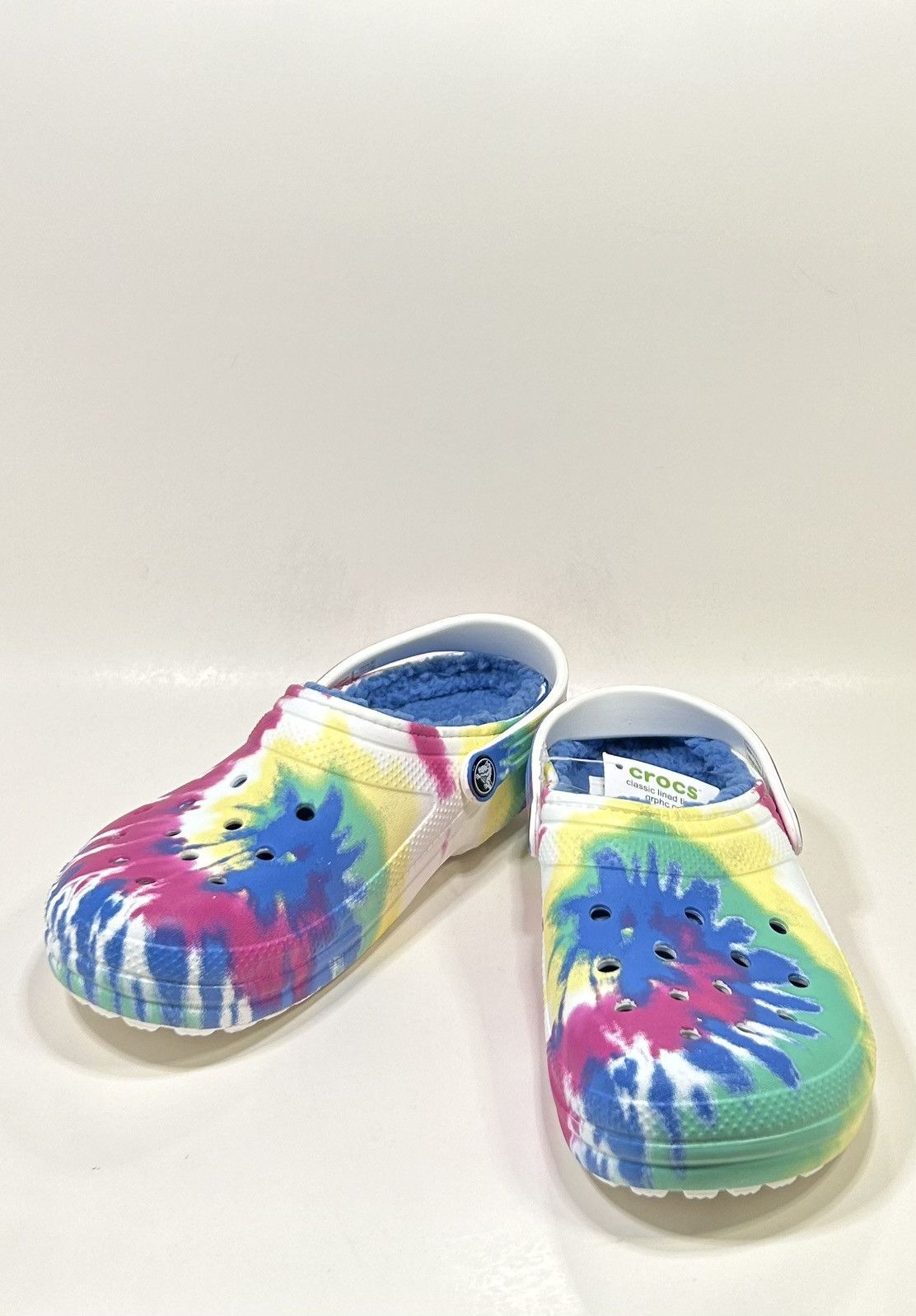 Crocs Size 6 - Girls Crocs Classic Lined Clogs 206683-4SO Boys 7.5 Size US 6 / IT 36 - 1 Thumbnail