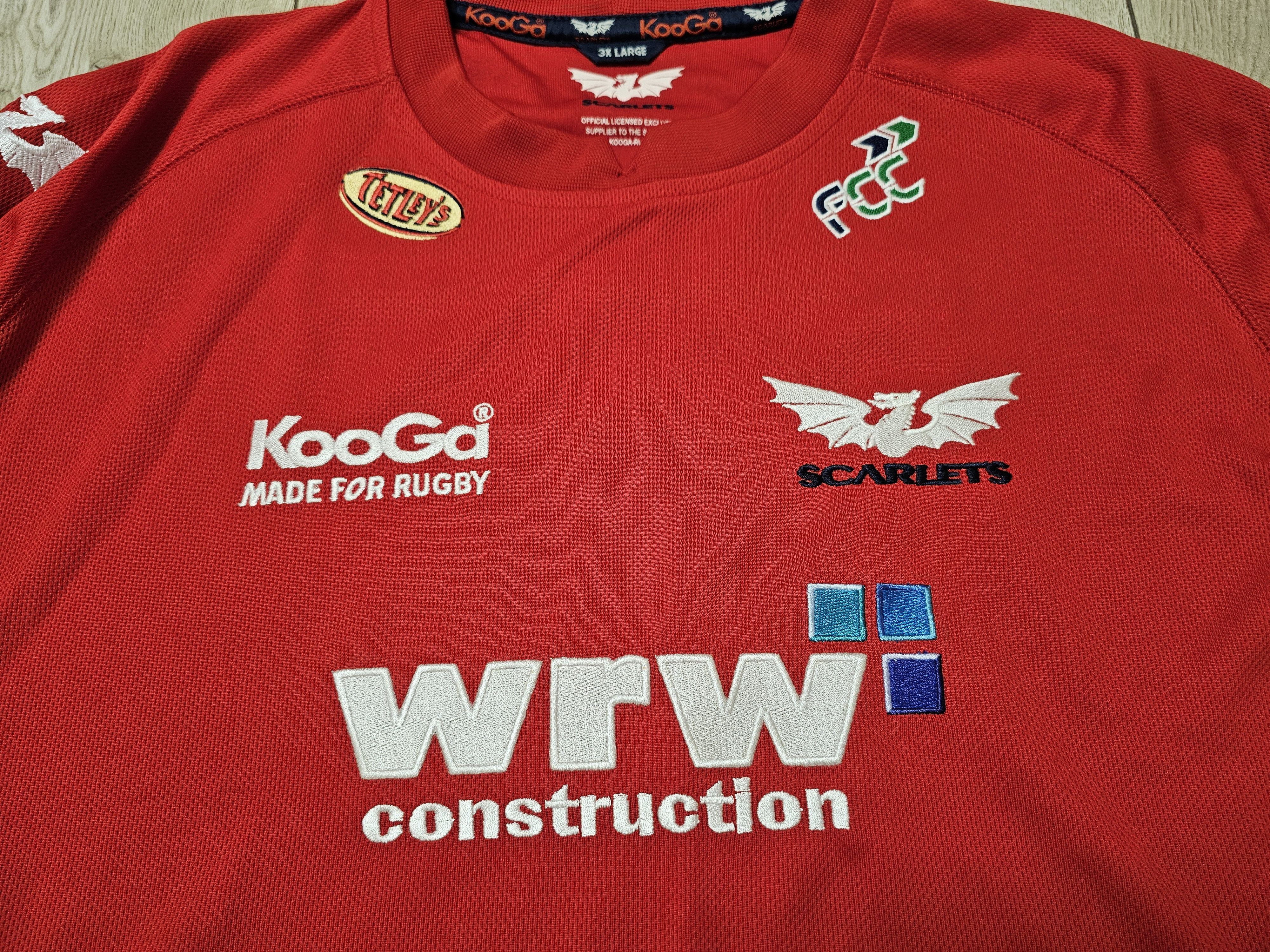 Vintage SCARLETS RUGBY JERSEY VINTAGE 2007 WALES RUGBY JERSEY 3XL Size US XXL / EU 58 / 5 - 3 Thumbnail
