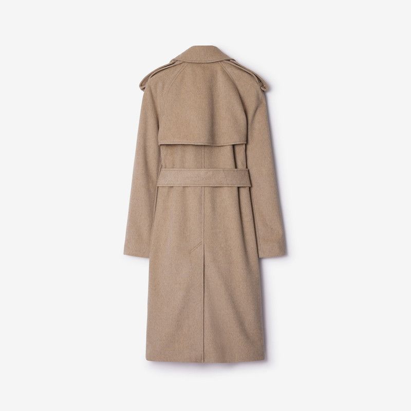 Burberry o1w1db10326 Cashmere Wrap Coat in Brown Size S / US 4 / IT 40 - 5 Thumbnail