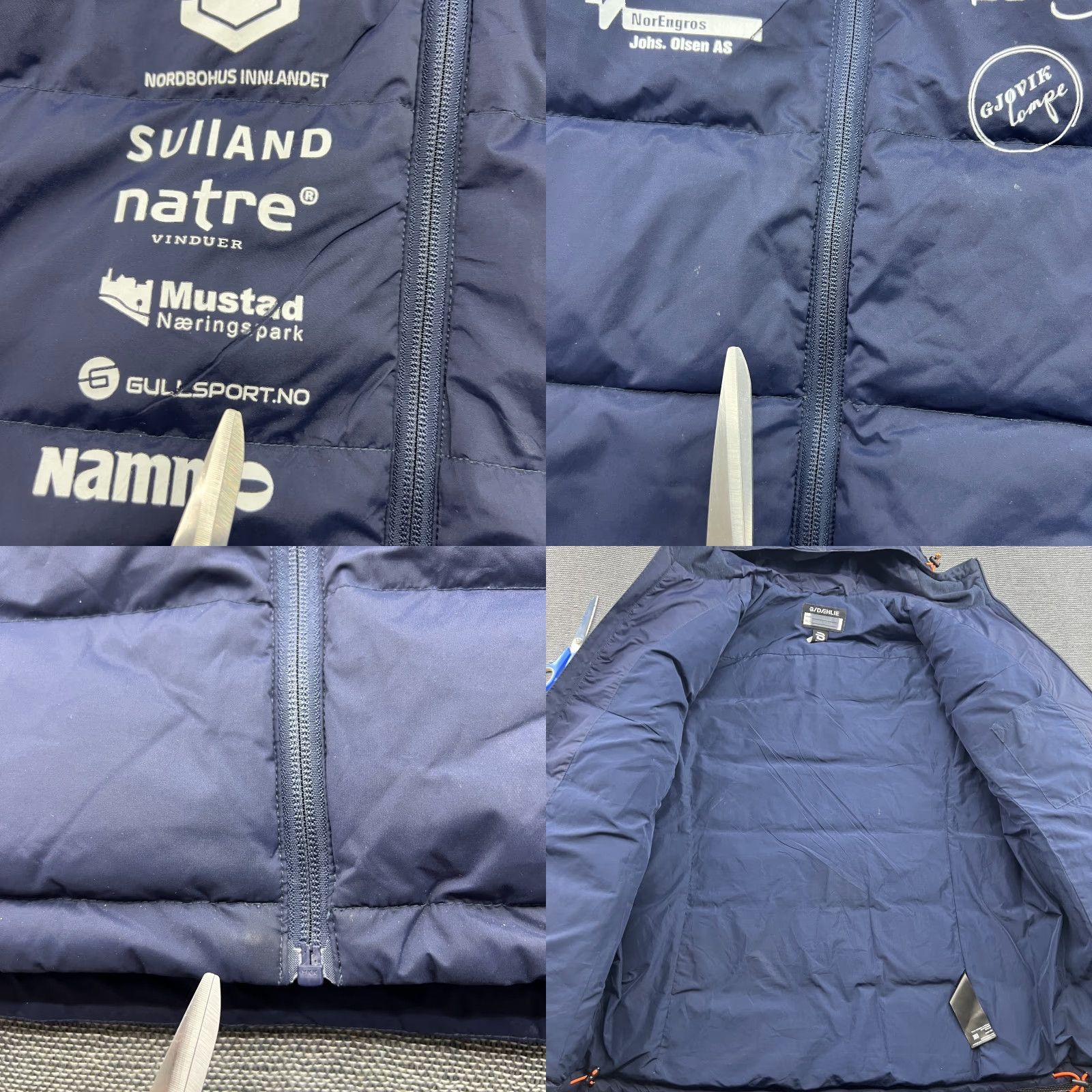 Vintage Bjorn Daehlie Goose Down Mens Jacket XL Hooded XC Blue Thermal Puffer Ski Winter Jacket Size US XL / EU 56 / 4 - 8 Thumbnail