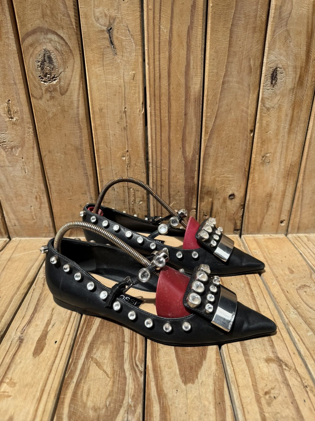 Sergio Rossi Sergio Rossi black women’s leather flats EUR 36 US 6 Size US 6 / IT 36 - 11 Thumbnail