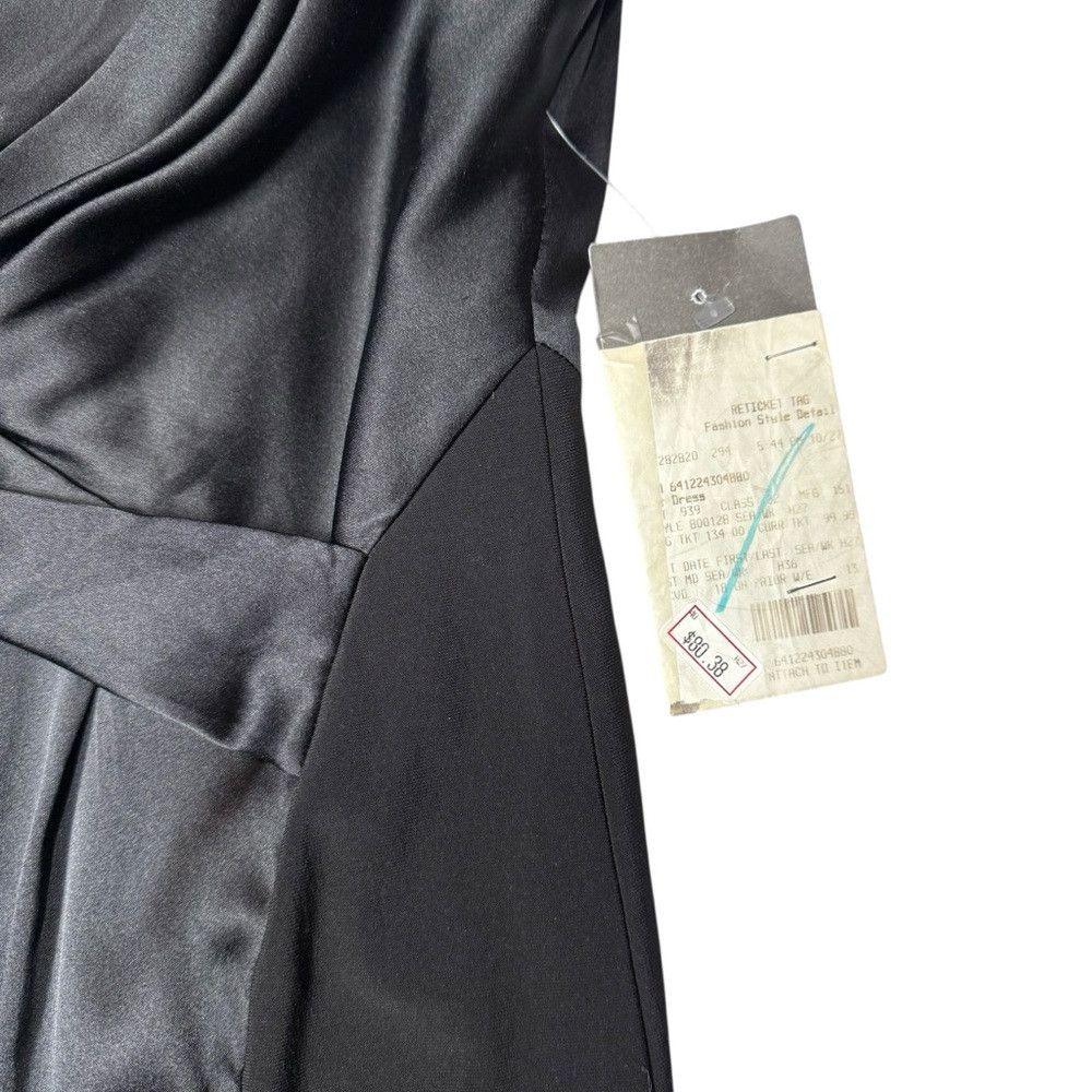 Anne Klein NWT New Vintage Anne Klein Silk Black Sheath Dress Size 2 Size XS / US 0-2 / IT 36-38 - 8 Thumbnail
