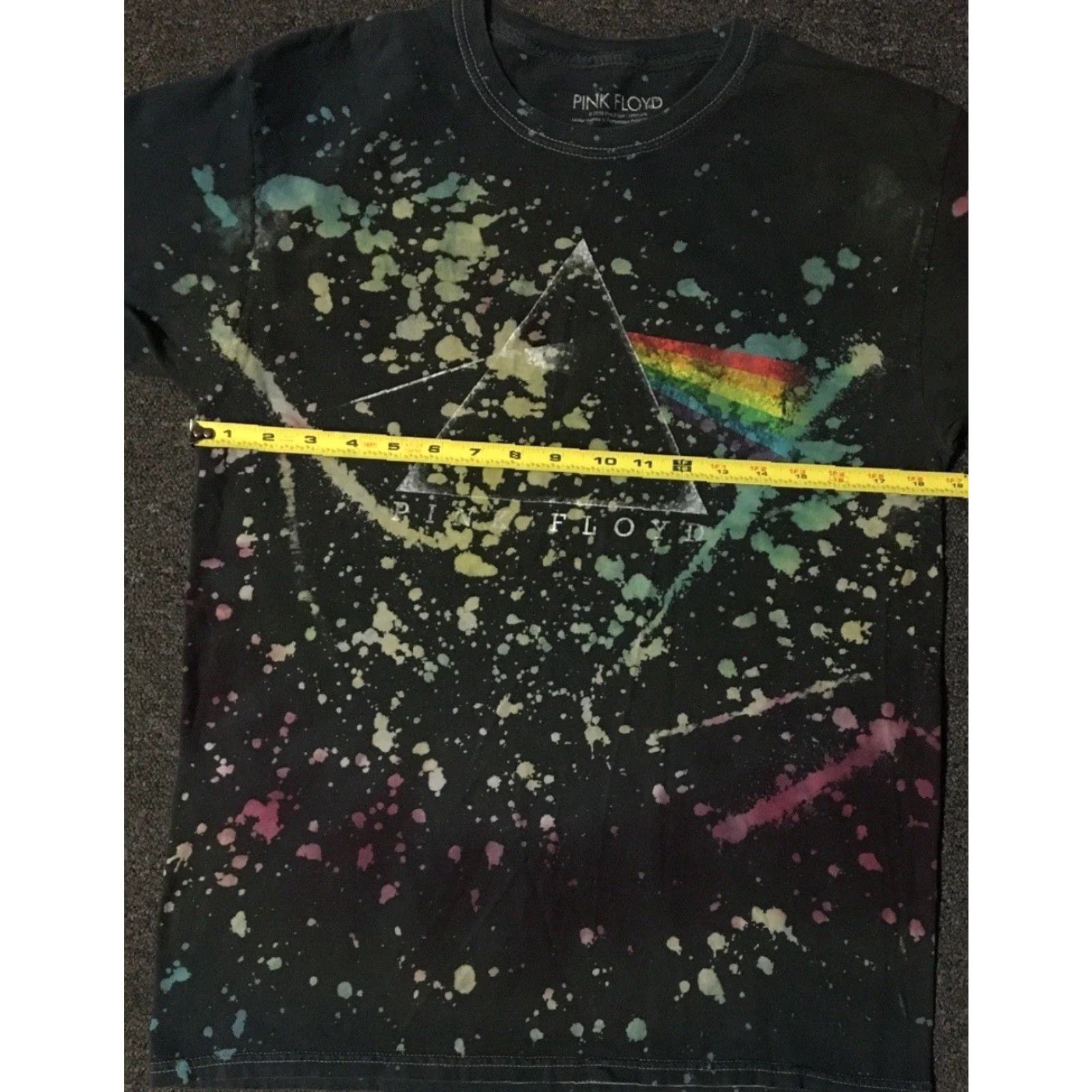 Vintage VINTAGE Pink Floyd Dark Side Of The Moon Tie Dye Shirt M Tour Concert ACDC Rock Band Vtg Size US M / EU 48-50 / 2 - 6 Thumbnail