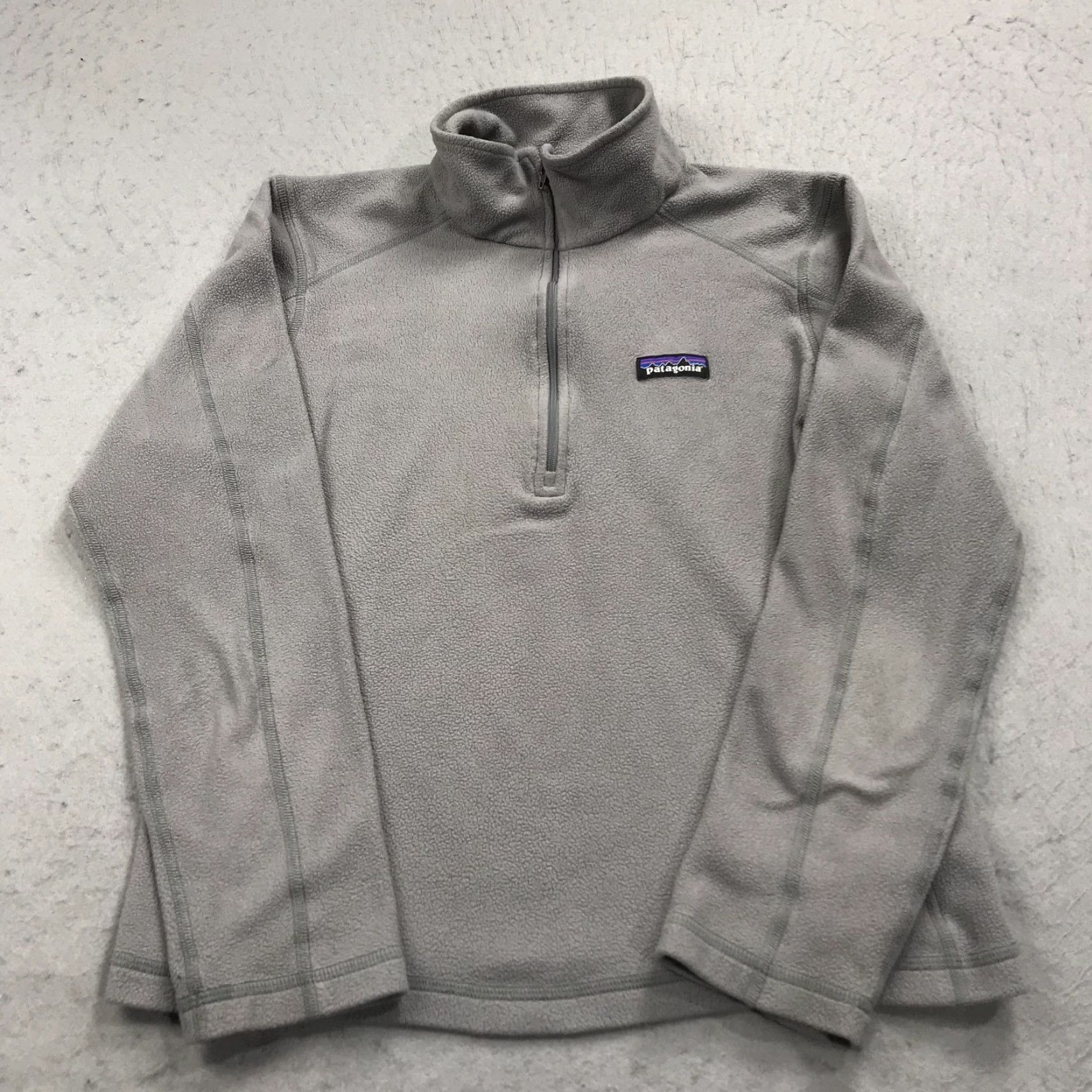 Patagonia Patagonia Jacket Womens M Gray Fleece 1/4 Zip Lightweight Casual Outdoor Easy Wear Womens Medium Gray Patagonia Jacket Size M / US 6-8 / IT 42-44 - 2 Thumbnail