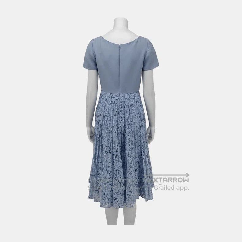 Valentino Valentino Blue viscose dress with short sleeves Size S / US 4 / IT 40 - 1 Thumbnail