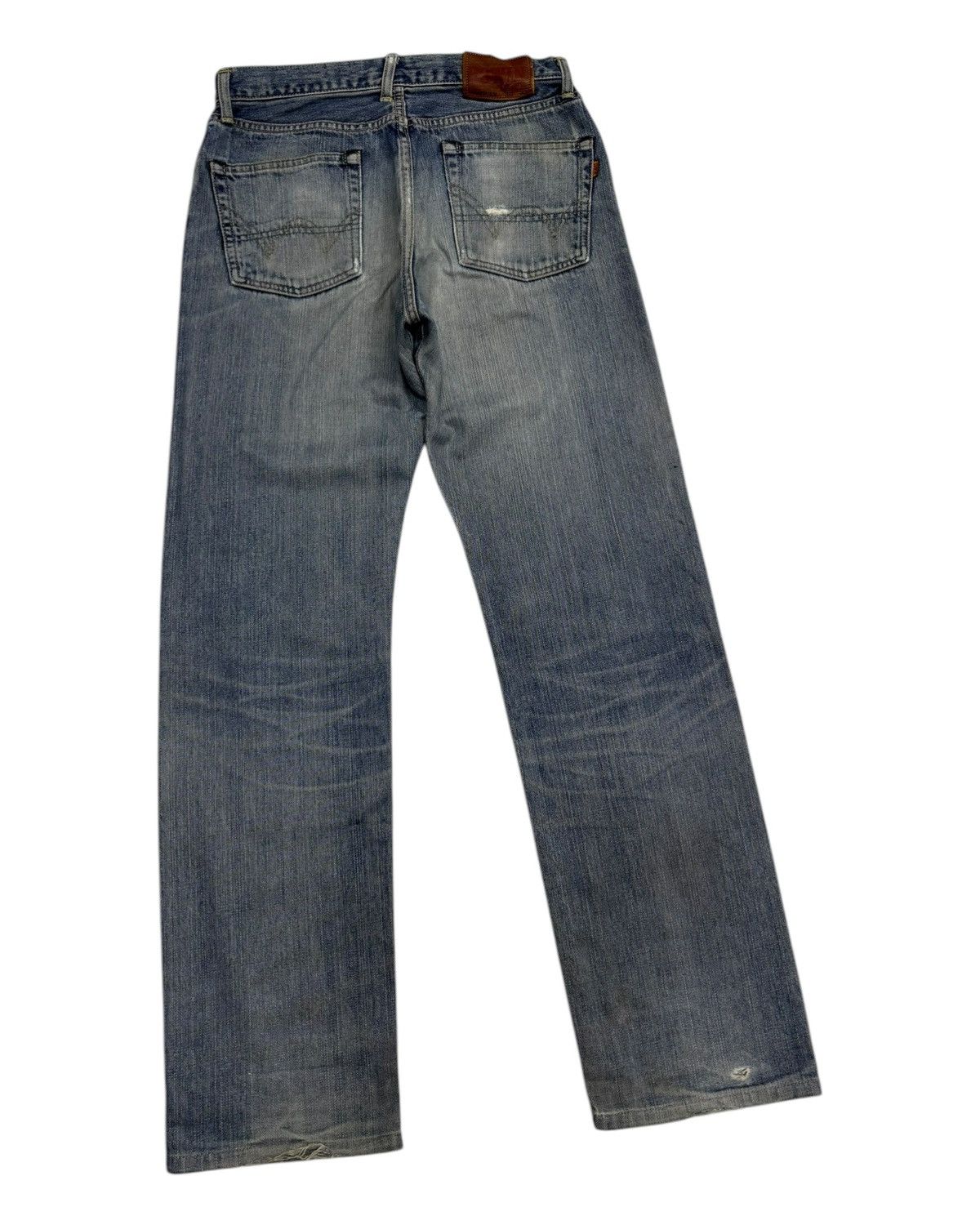 14th Addiction 🔥EDWIN 505xx SELVEDGE BAGGY DISTRESSED DENIM JEANS Size US 30 / EU 46 - 4 Thumbnail