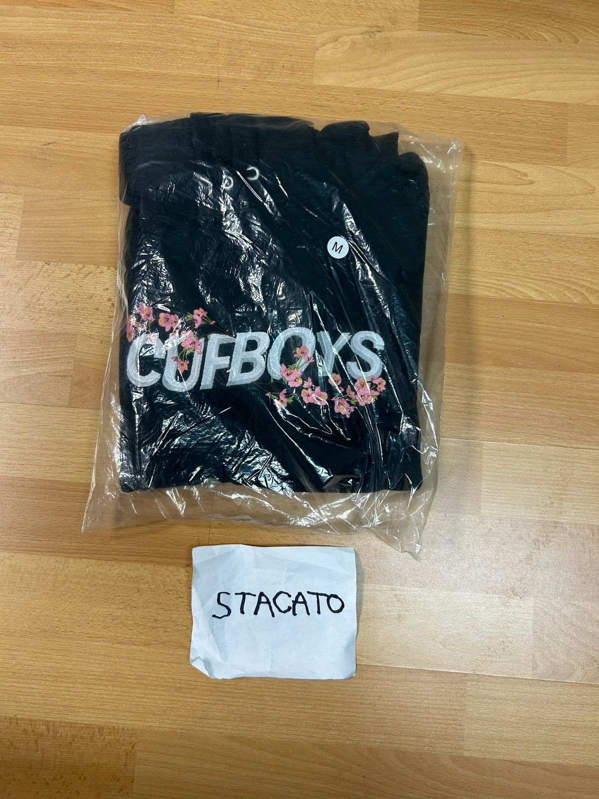 Rap Tees × Vintage CUFBOYS Cherry Blossom Hoodie Black Size US M / EU 48-50 / 2 - 2 Thumbnail