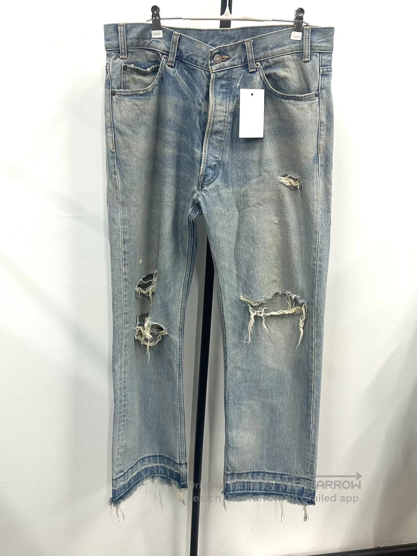 Celine celine ss23 distressed straight leg jeans. Size US 32 / EU 48 - 1 Thumbnail
