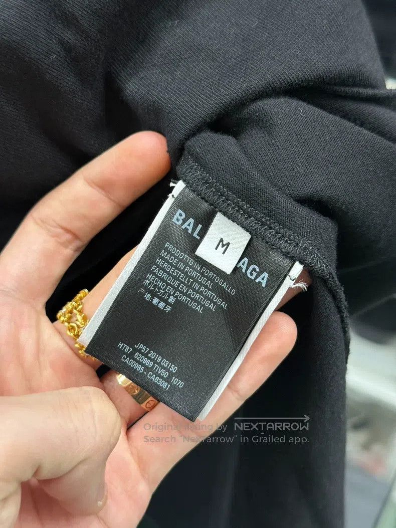 Balenciaga Balenciaga Email Letter Logo Short Sleeve T-Shirt Black Size US M / EU 48-50 / 2 - 3 Thumbnail