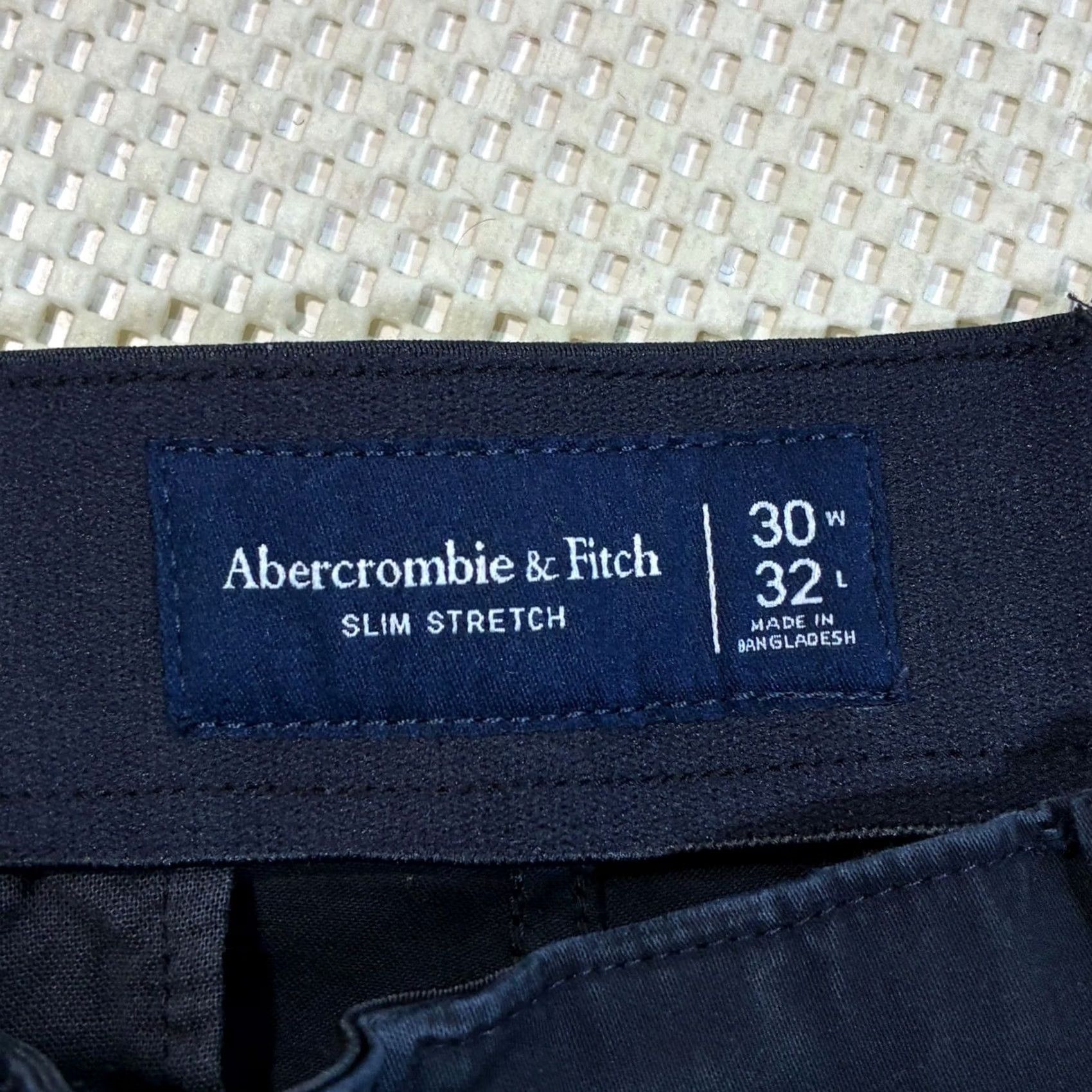 Abercrombie & Fitch Abercrombie & Fitch Men's Slim Stretch Chino Pants Dark Navy Size 30x32 Size US 30 / EU 46 - 6 Thumbnail