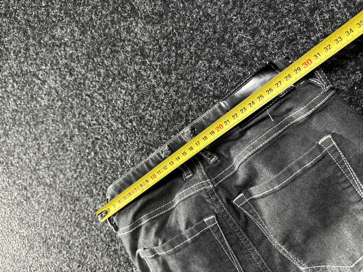 Diesel Black Gold × Vintage 🚨DIESEL BLACK GOLD AVANT GARDE SKINNY PANTS Y2K RARE Size 23" - 12 Thumbnail