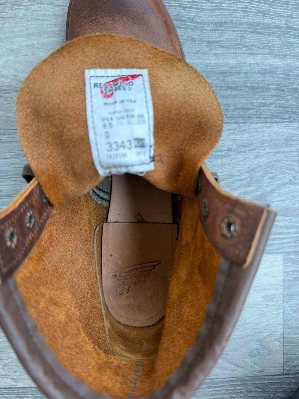 Red Wing Red Wing Blacksmith 3343 Brown Leather Boots Sz 7.5 UK Size US 8.5 / EU 41-42 - 10 Thumbnail