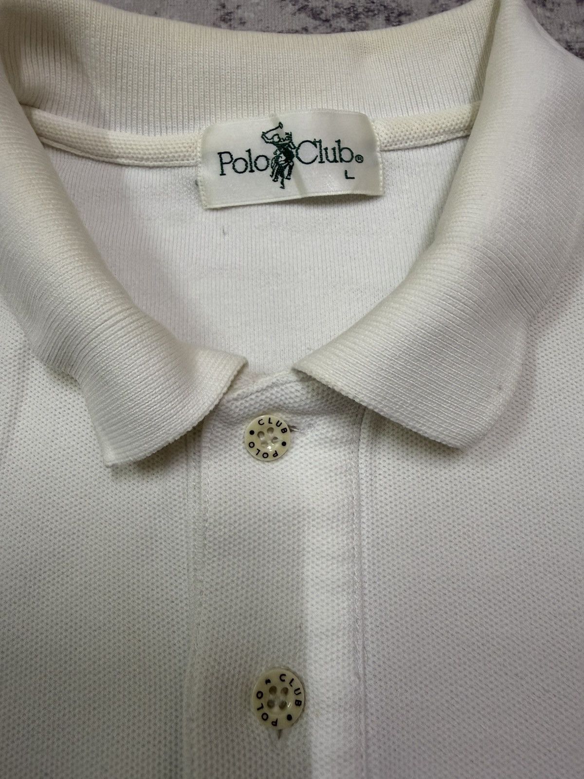 Vintage Vintage 90s Polo Club Longsleeve Ringer Polo Shirt Size US M / EU 48-50 / 2 - 9 Thumbnail