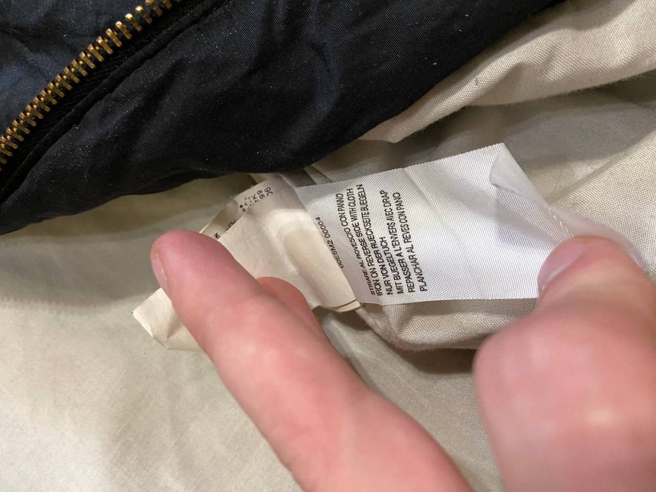 Diesel Drizzle Proof Dark Fashion Bomber Jacket