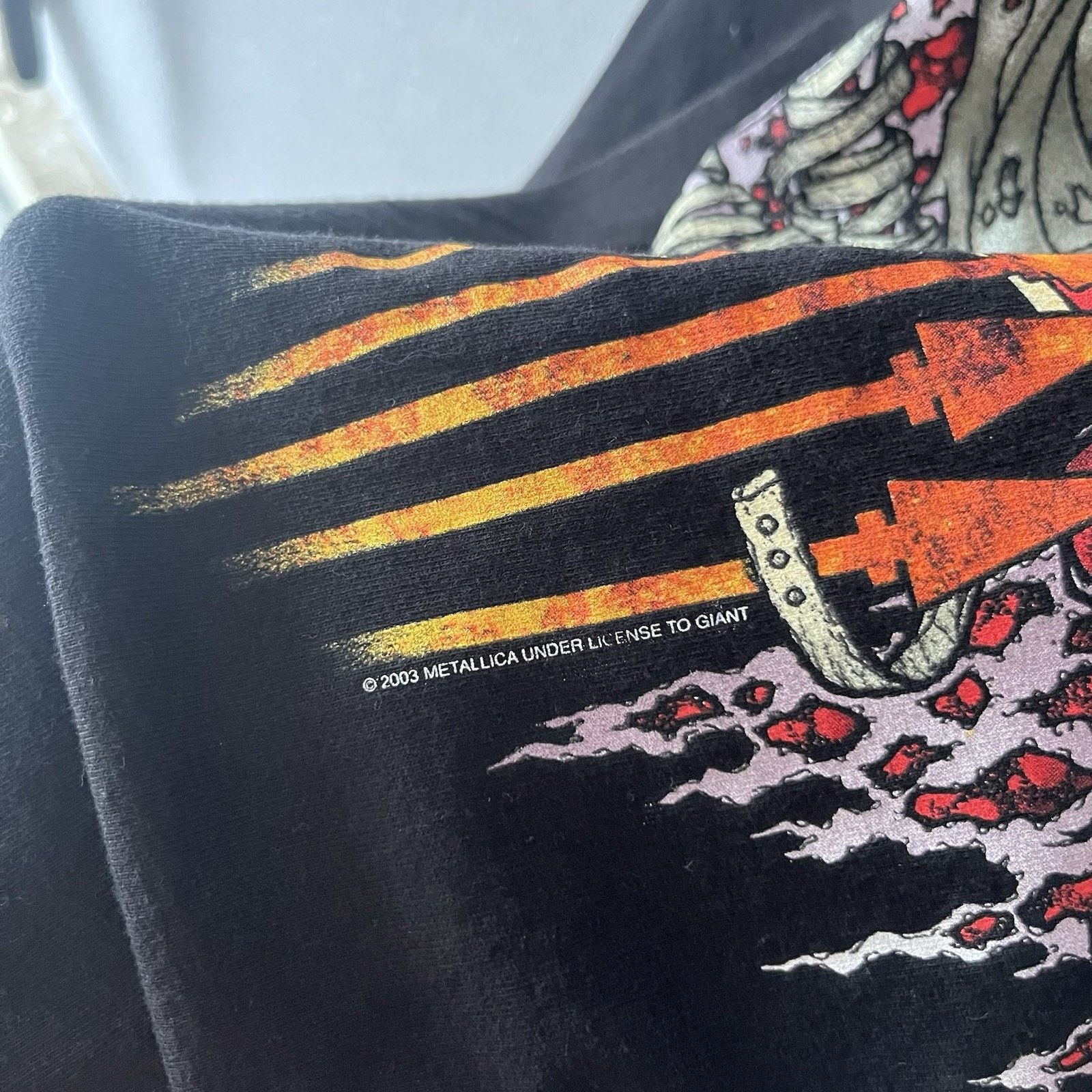 Giant Vintage 2003 Metallica Tour Giant Tshirt Men’s XL Summer San Size US XL / EU 56 / 4 - 3 Thumbnail