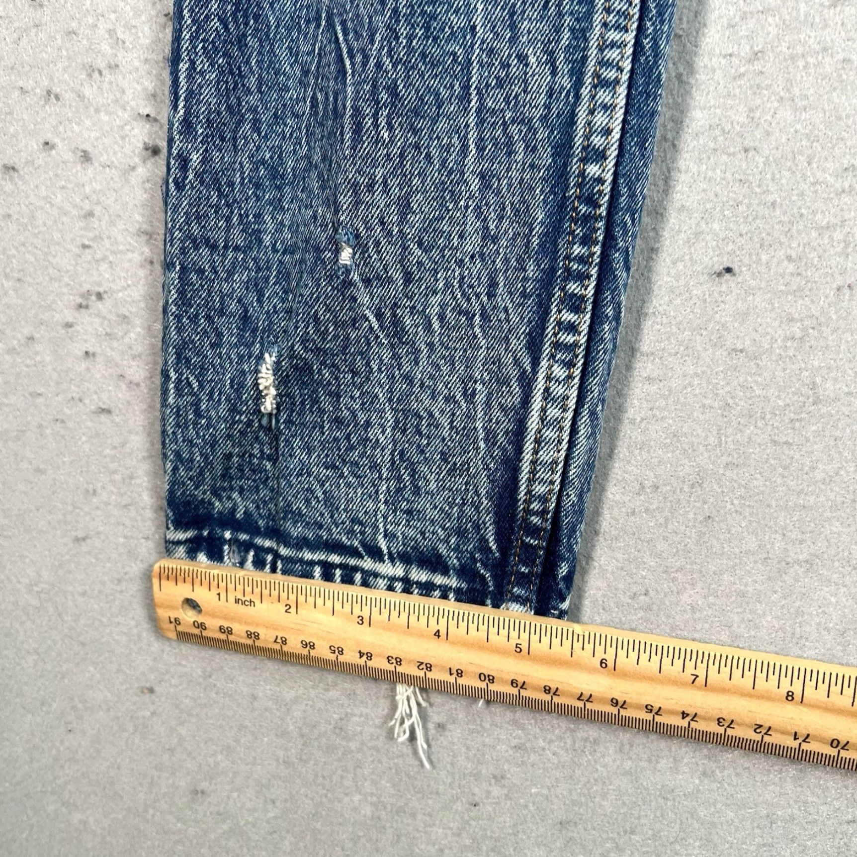 Abercrombie & Fitch VINTAGE Abercrombie & Fitch Mom Jeans Womens 00 Blue Medium Wash Slim Fit High Rise Denim 23 Inseam Size 24" / US 00 / IT 34 - 6 Thumbnail