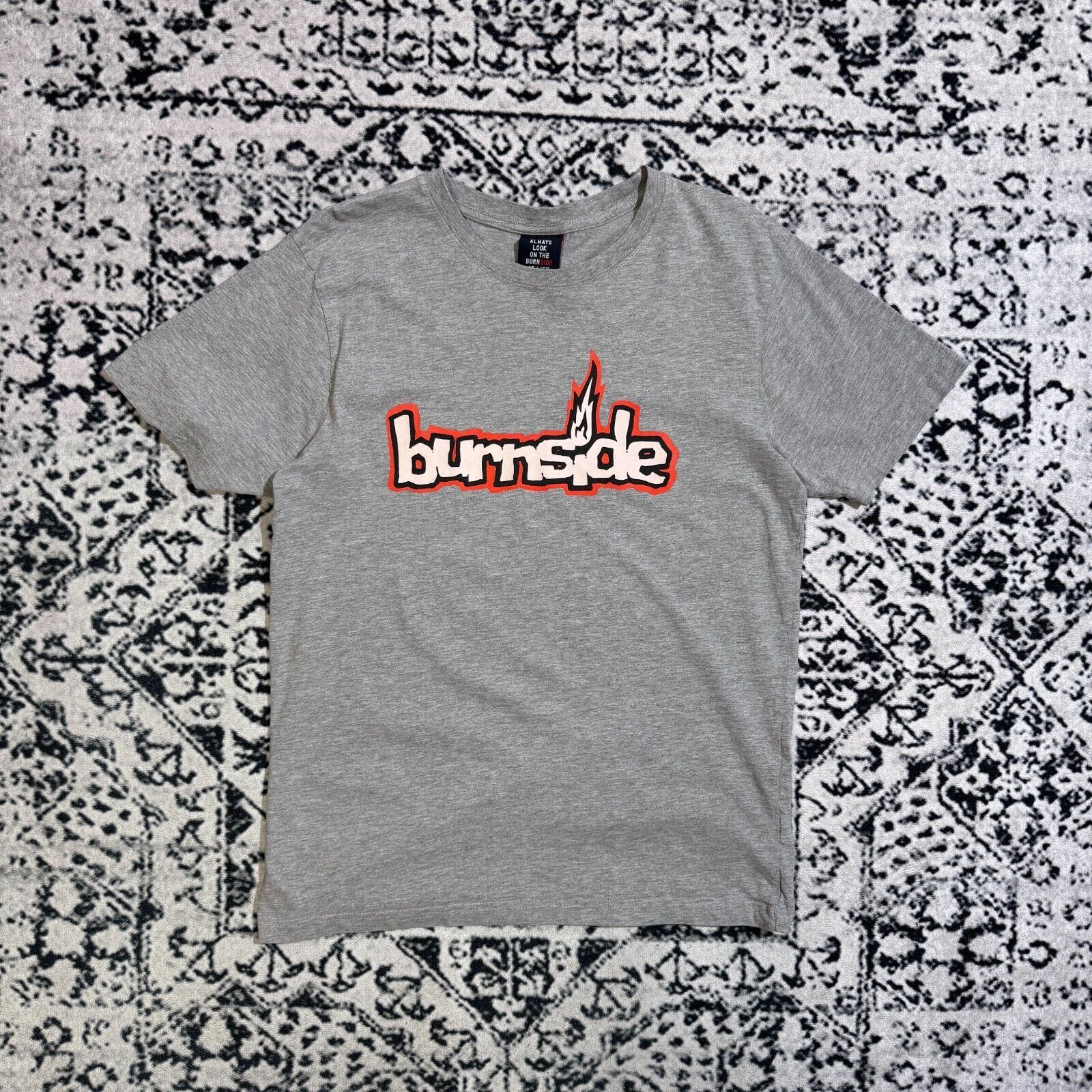 Vintage Vintage Unisex Gray Cotton T-Shirt Size L Burnside Hookups Size US L / EU 52-54 / 3 - 1 Thumbnail