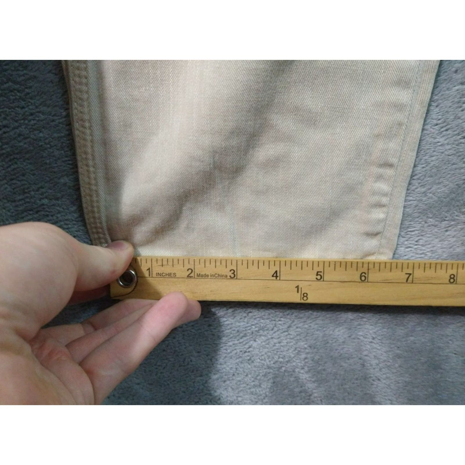 Banana Republic Banana Republic Pants Mens 33x30 Beige Chino Athletic Tapered Fit Preppy Casual Travel Size US 33 - 6 Thumbnail