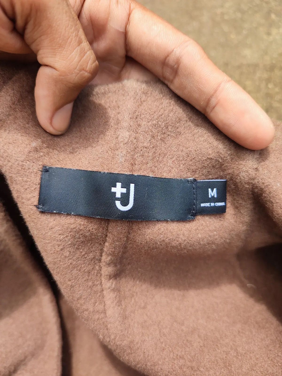Jil Sander × Uniqlo UNIQLO +J Wool Blend Drape Coat – Brown (FW20) Size US M / EU 48-50 / 2 - 14 Thumbnail