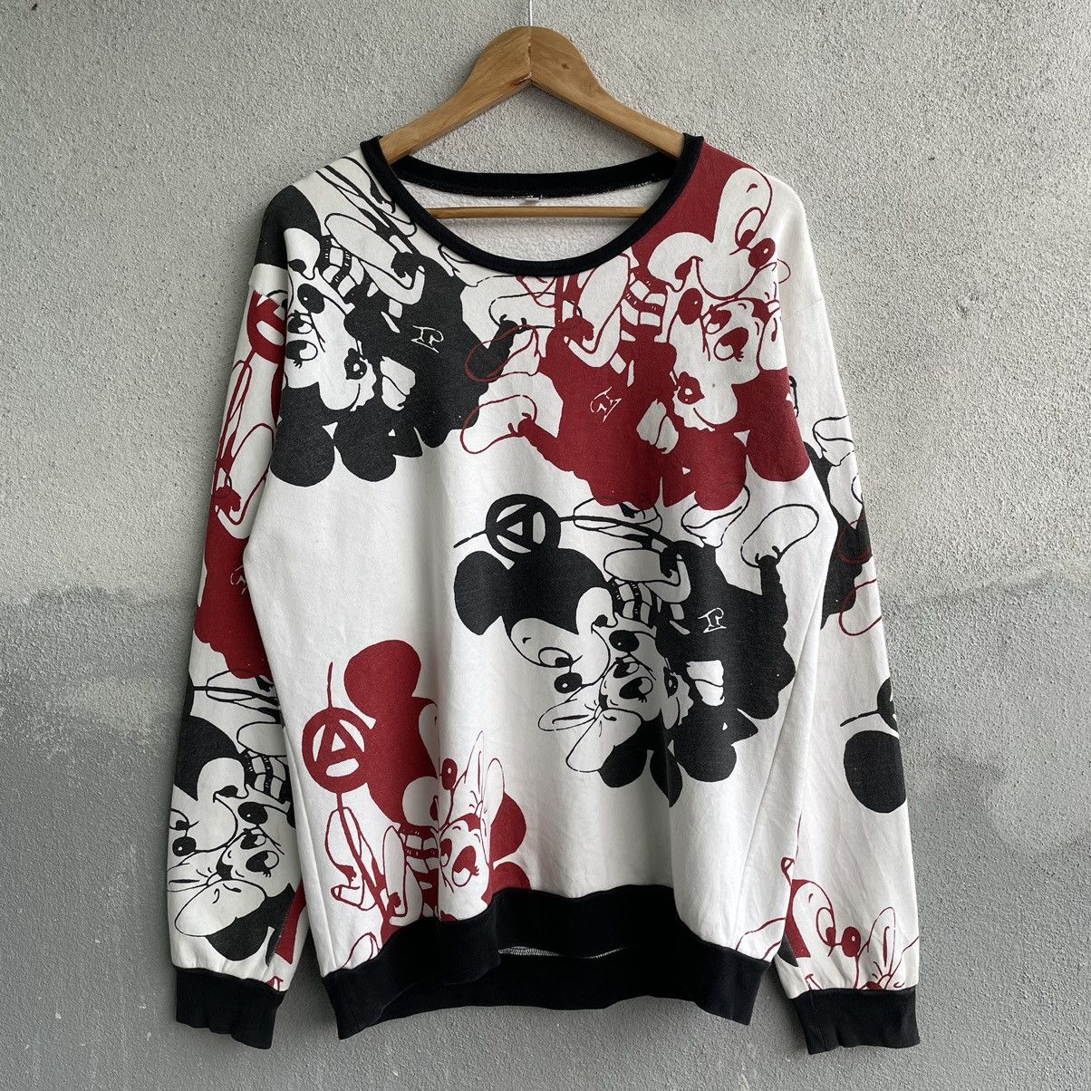 Vintage Vintage Y2K Mickey Mouse Seditionaries Style Sweatshirt Size US L / EU 52-54 / 3 - 1 Thumbnail