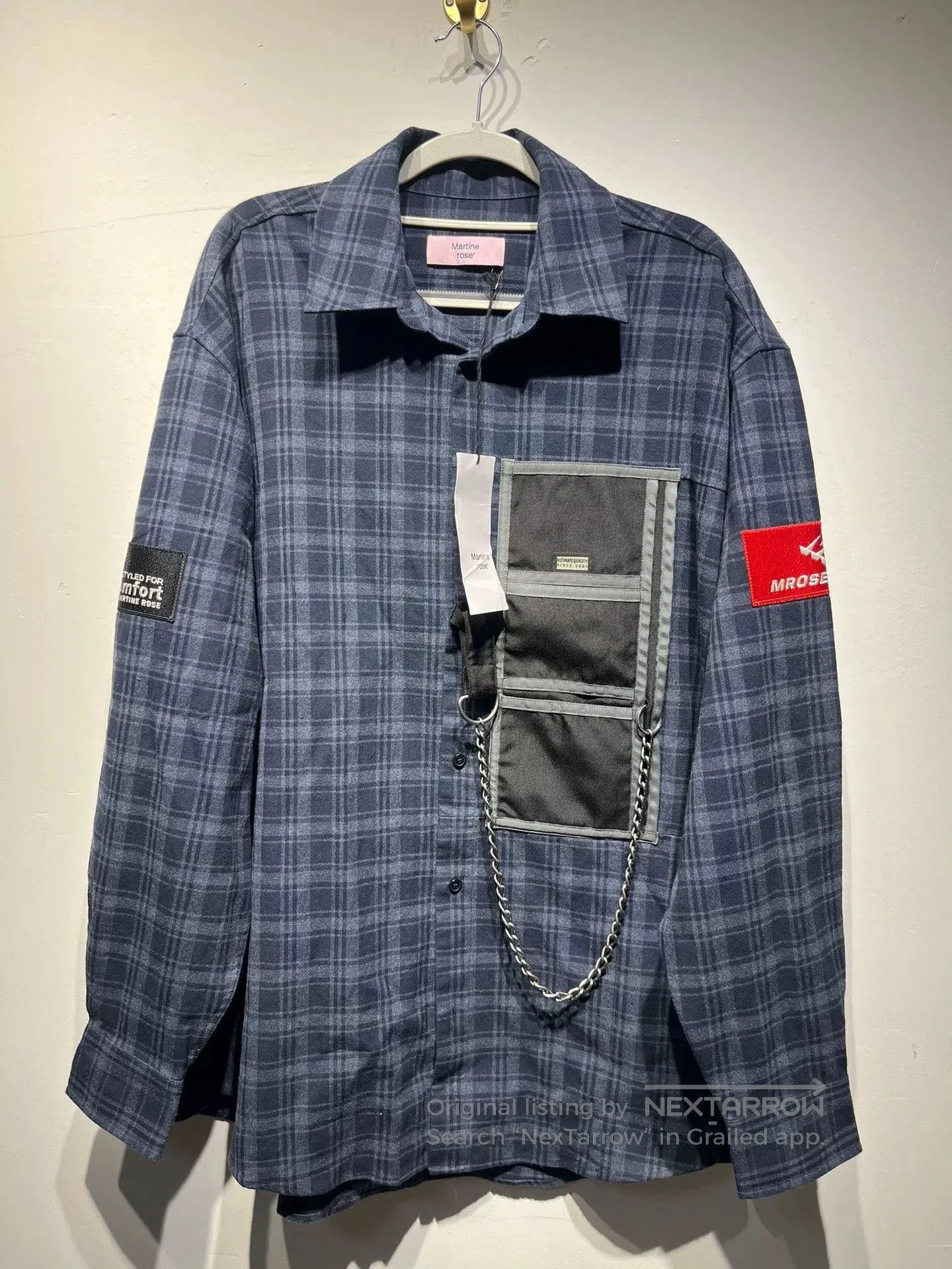 Martine Rose Martine Rose Plaid Chain Shirt Jacket. Size US XS / EU 42 / 0 - 1 Thumbnail