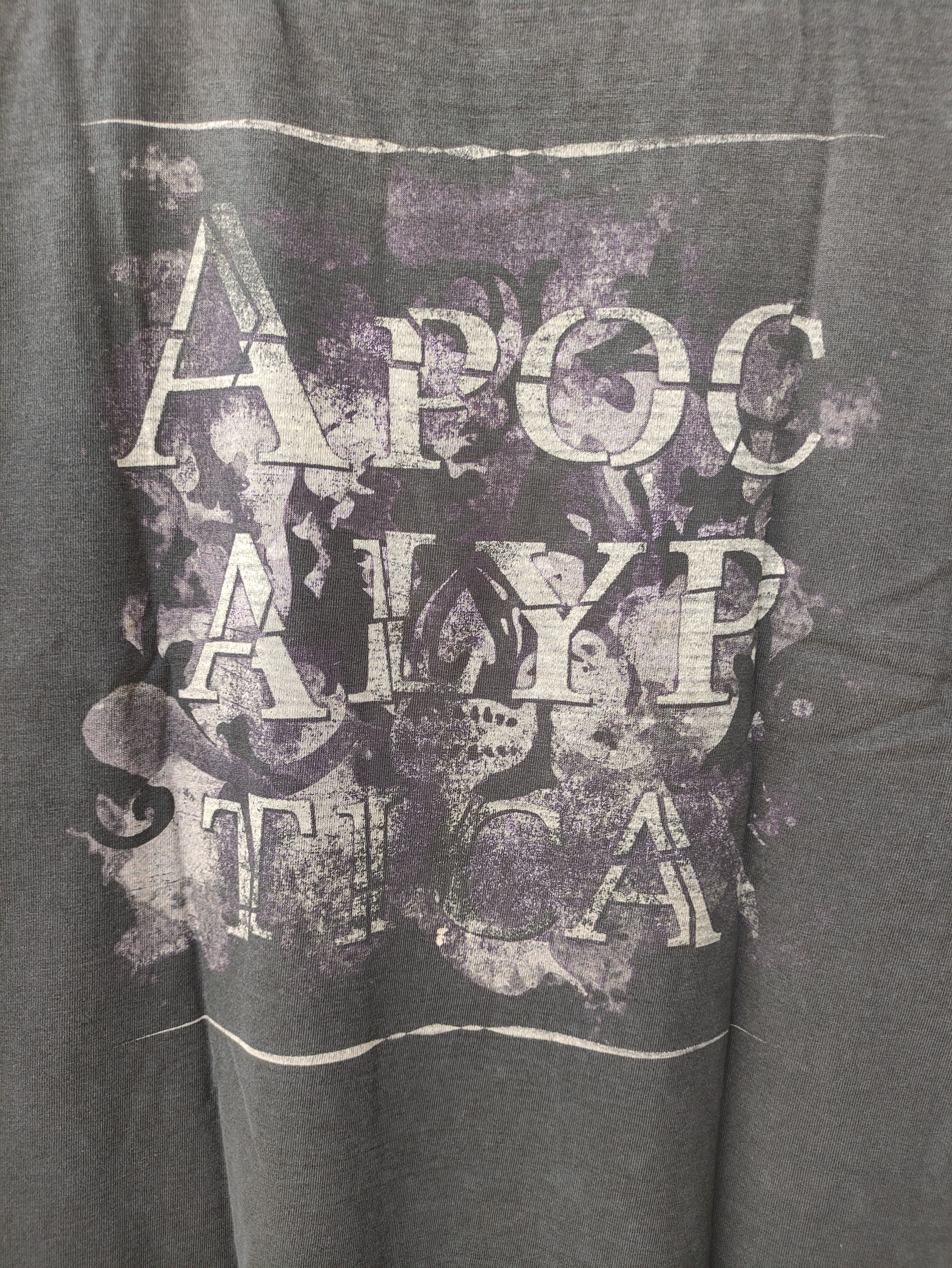 Band Tees × Vintage VINTAGE APOCALYPTICA SYMPHONIC METAL ROCK TEE Size US XL / EU 56 / 4 - 5 Thumbnail