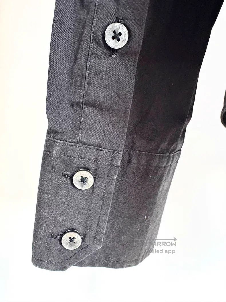 Vivienne Westwood Vivienne Westwood Vintage Black Large Bow Shirt Size M / US 6-8 / IT 42-44 - 6 Thumbnail