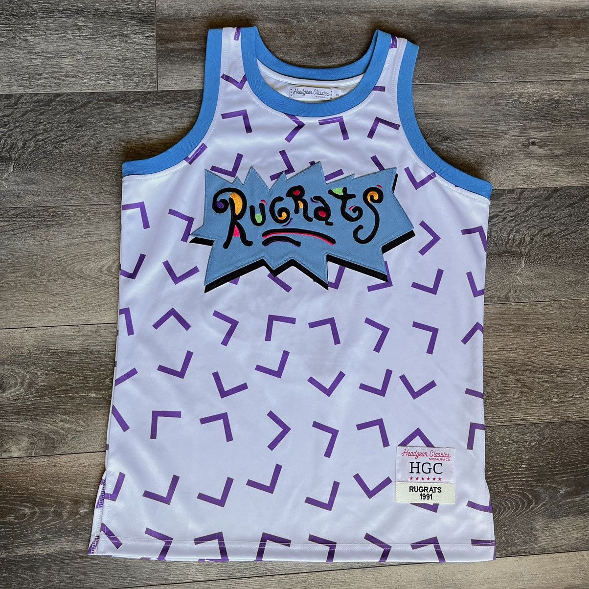 Nickelodeon × Vintage Vintage Headgear Classics Rugrats Raptar Basketball Jersey Size US S / EU 44-46 / 1 - 1 Thumbnail