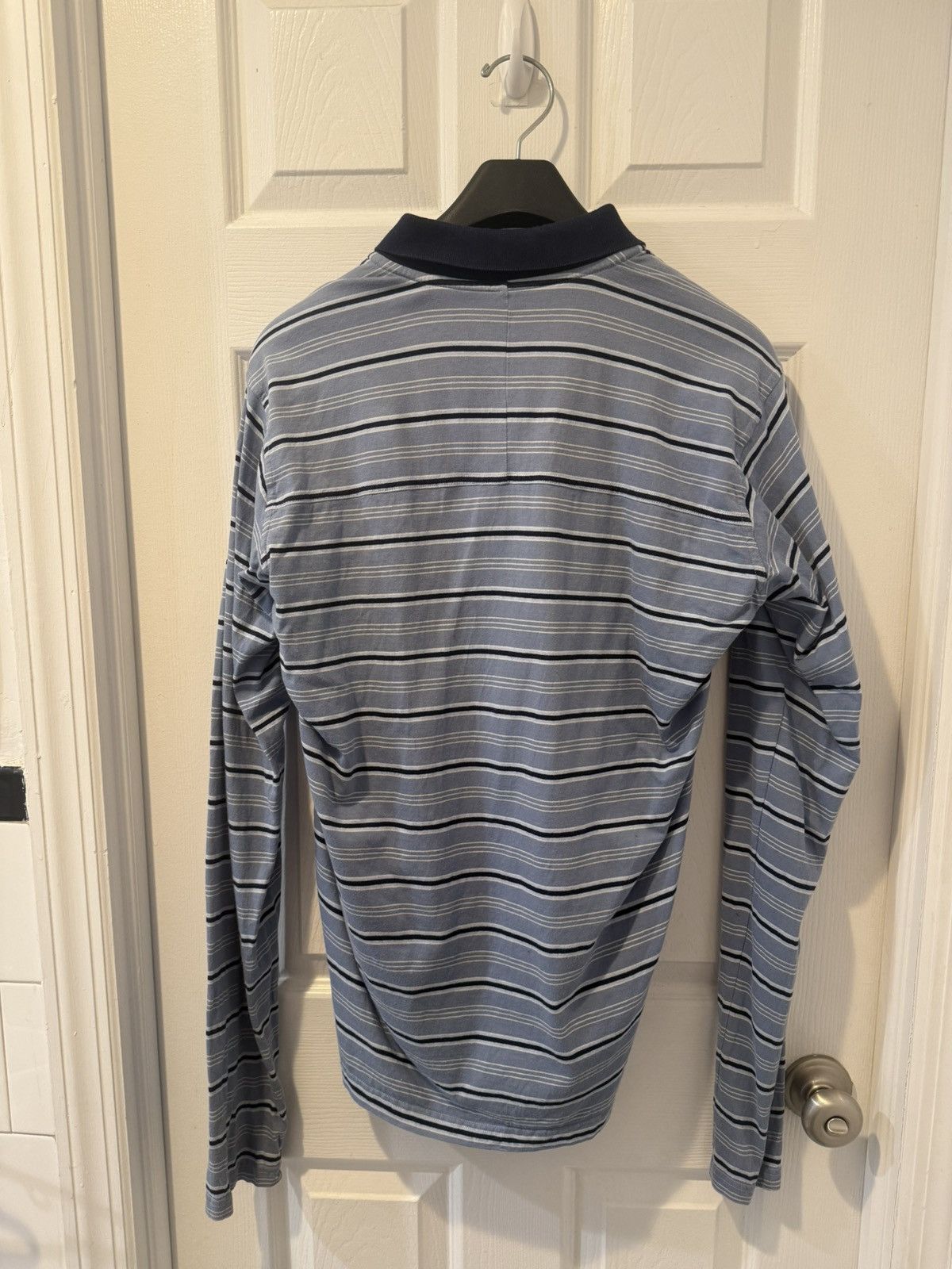 Martine Rose Martine Rose “Styled For Comfort” Striped Long Sleeve Polo Size US L / EU 52-54 / 3 - 2 Thumbnail