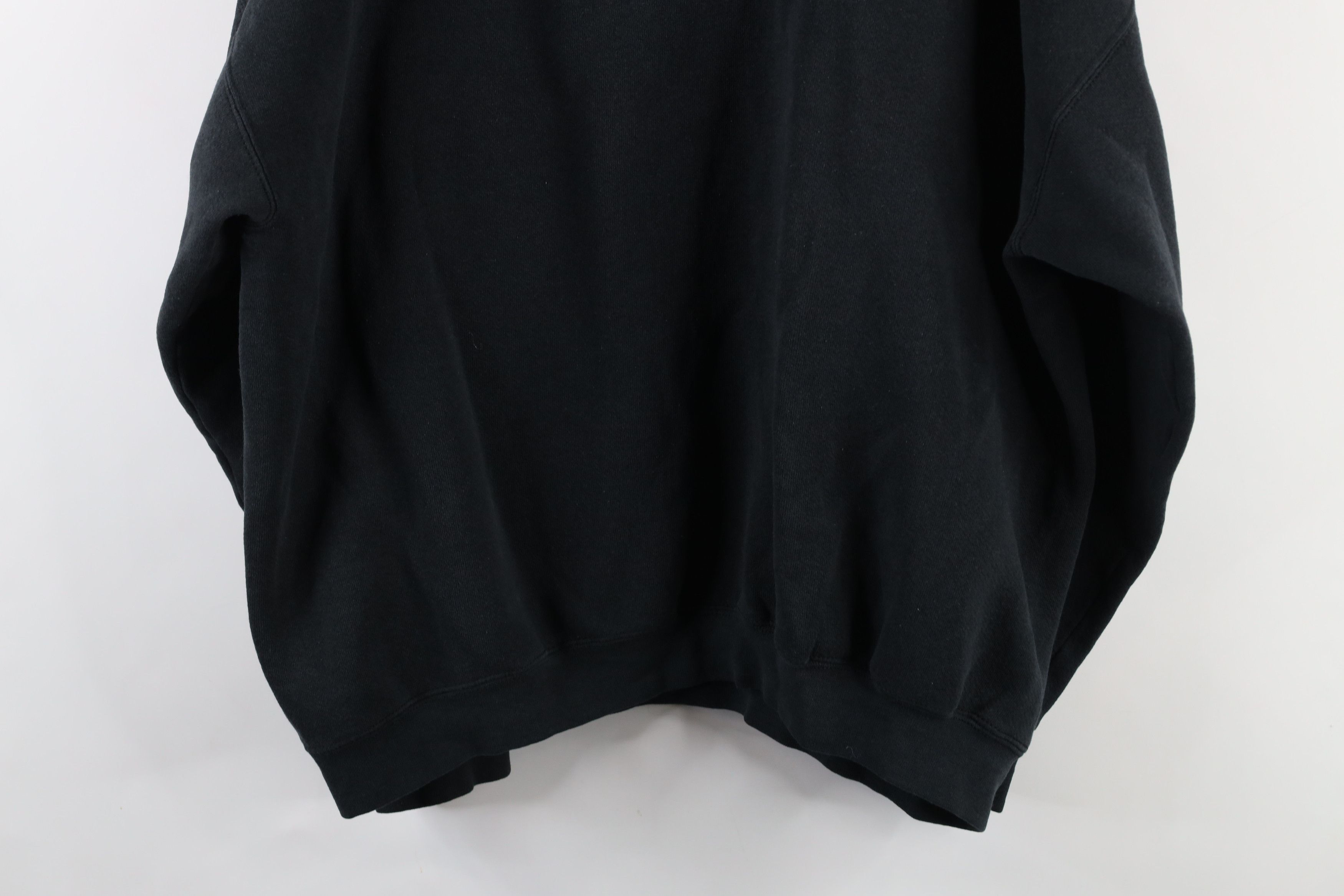 Vintage Vintage 90s Bike Blank Crewneck Sweatshirt Black USA Size US XXL / EU 58 / 5 - 10 Thumbnail