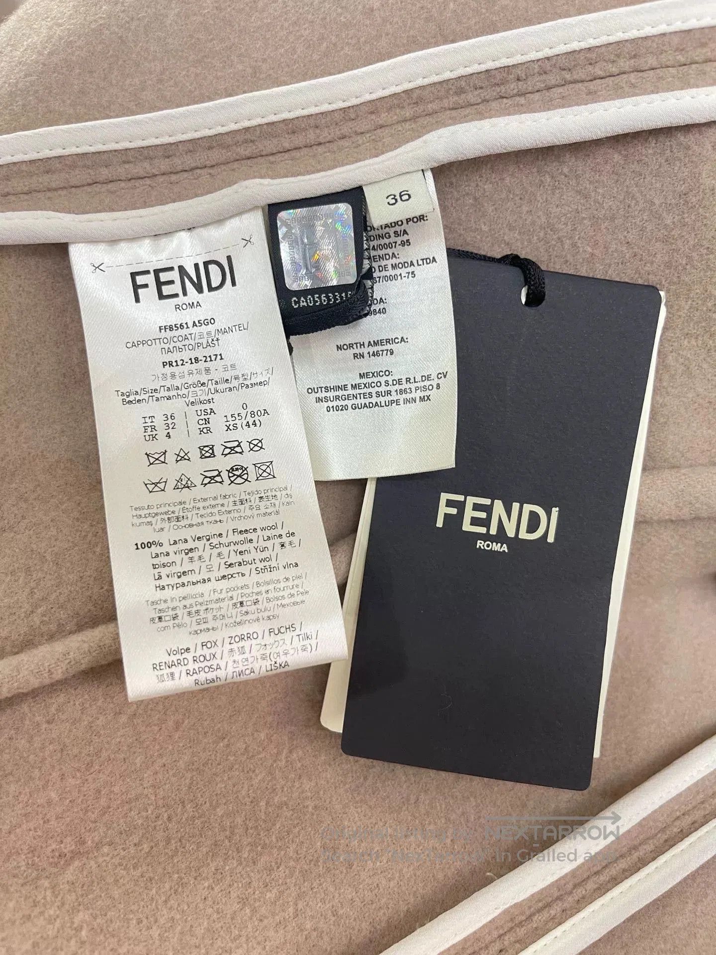 Fendi fendi new patchwork fur coat. Size US S / EU 44-46 / 1 - 7 Thumbnail