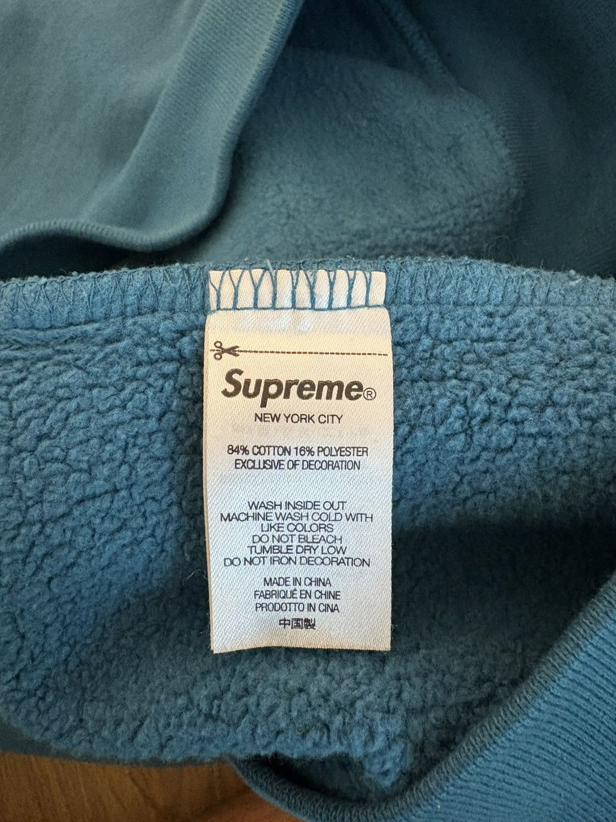 Supreme Supreme Angel Hooded Sweatshirt Blue M AOI Design Size US M / EU 48-50 / 2 - 6 Thumbnail